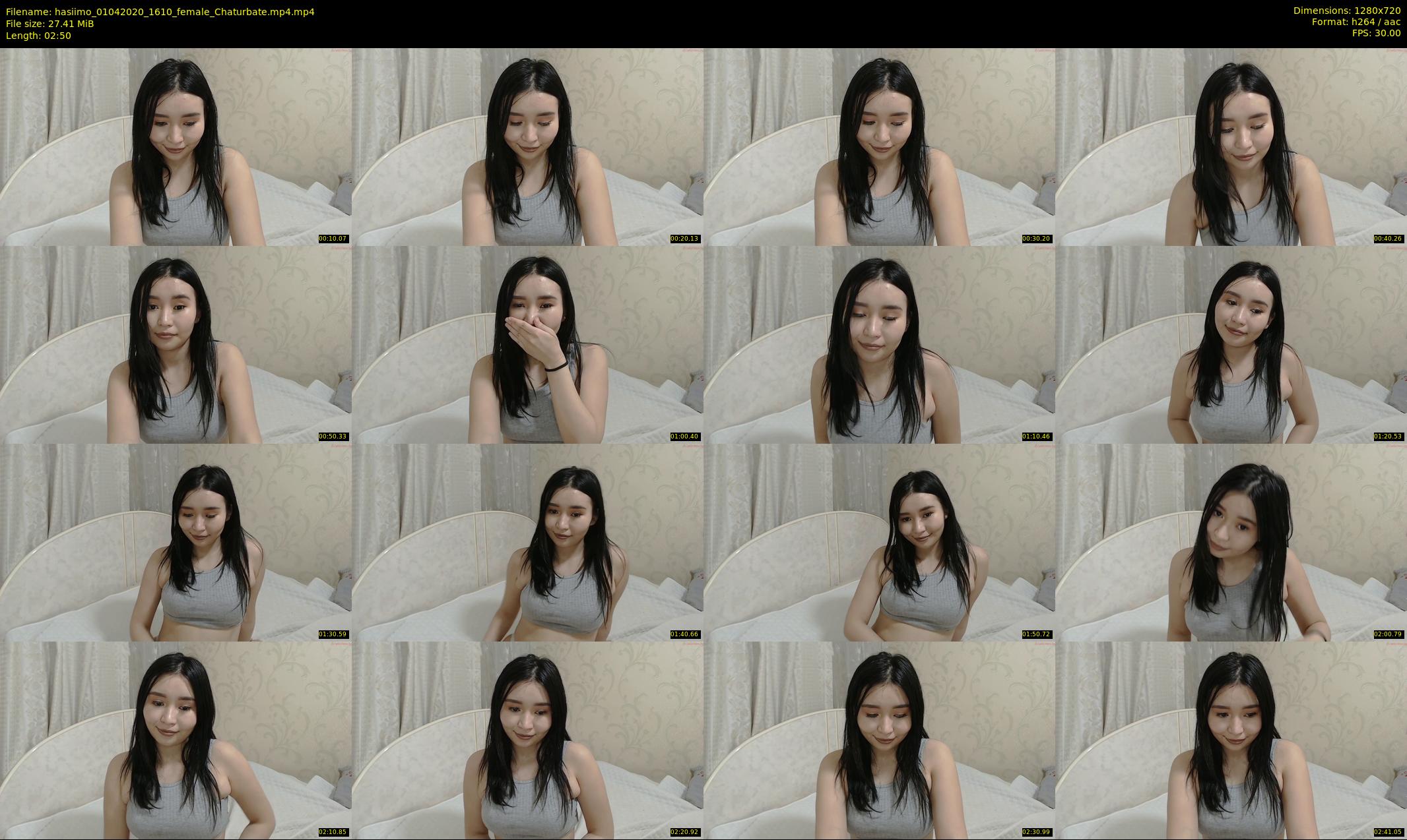 hasiimo — 3 minute Chaturbate female cam show recording, 720p, Apr 1, 2020