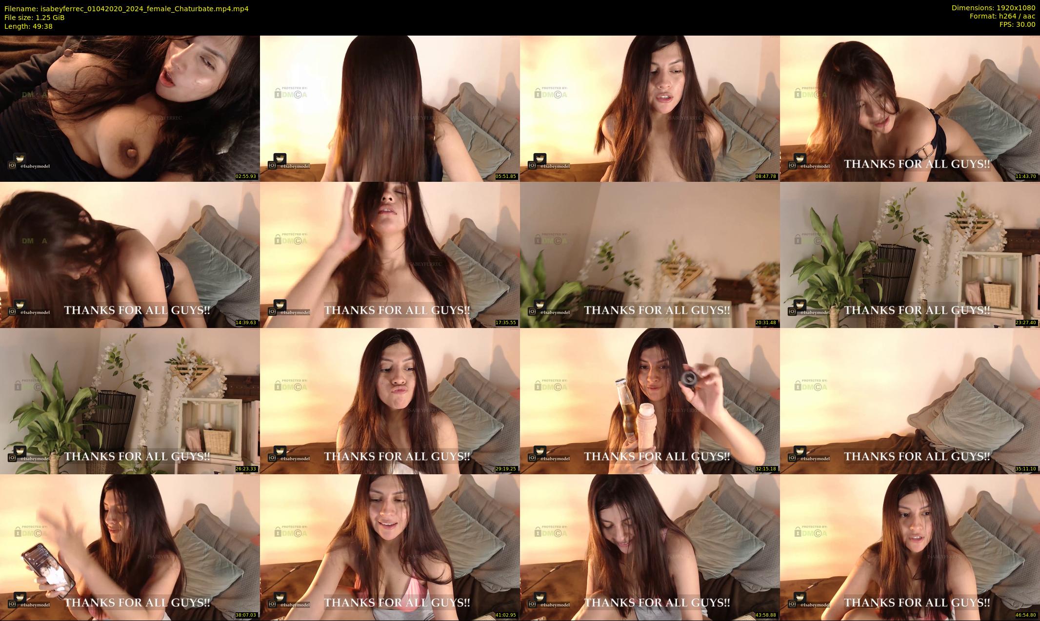 isabeyferrec — 50 minute Chaturbate female cam show recording, 1080p, Apr 1, 2020
