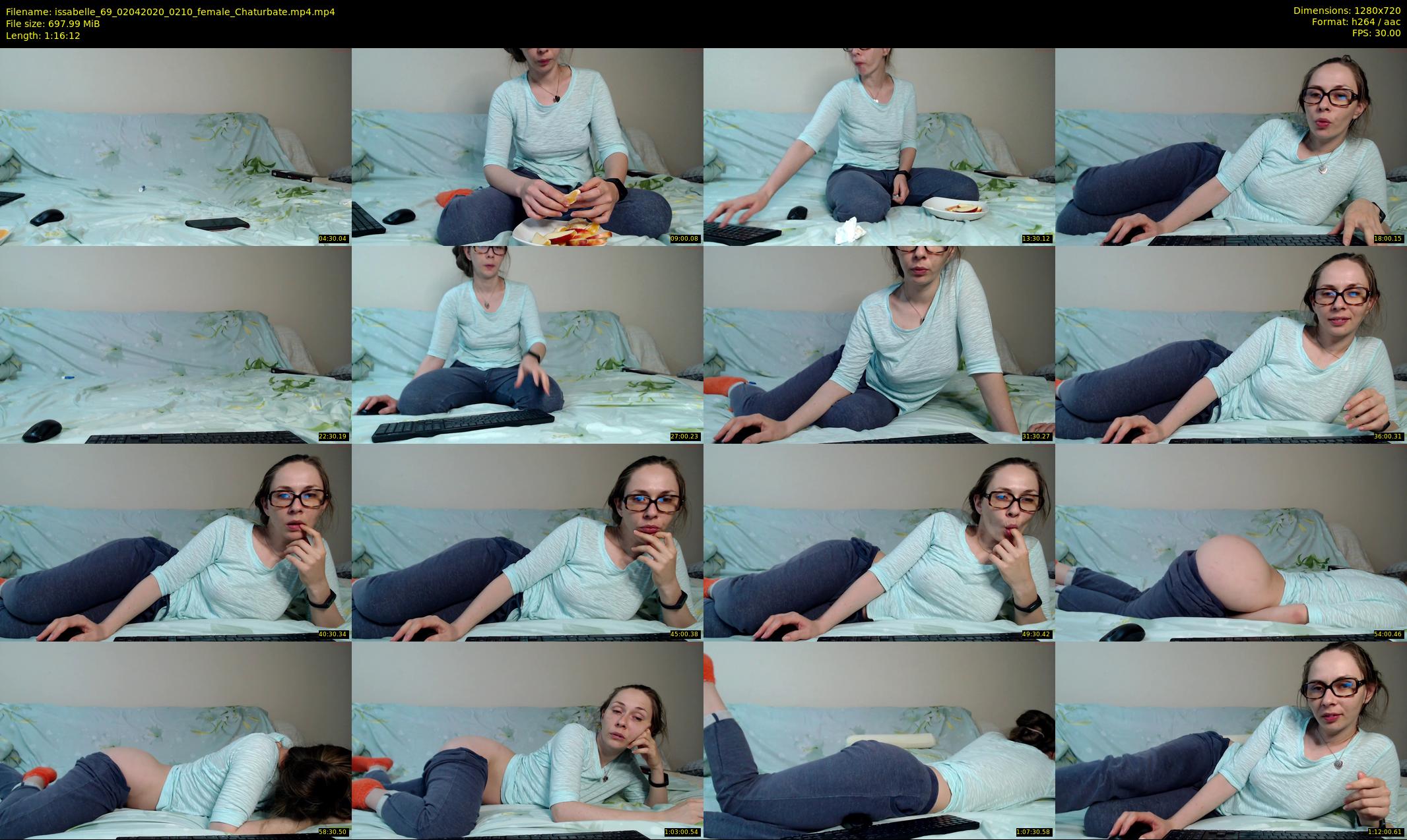 issabelle_69 — 77 minute Chaturbate couple cam show recording, 720p, Apr 2, 2020