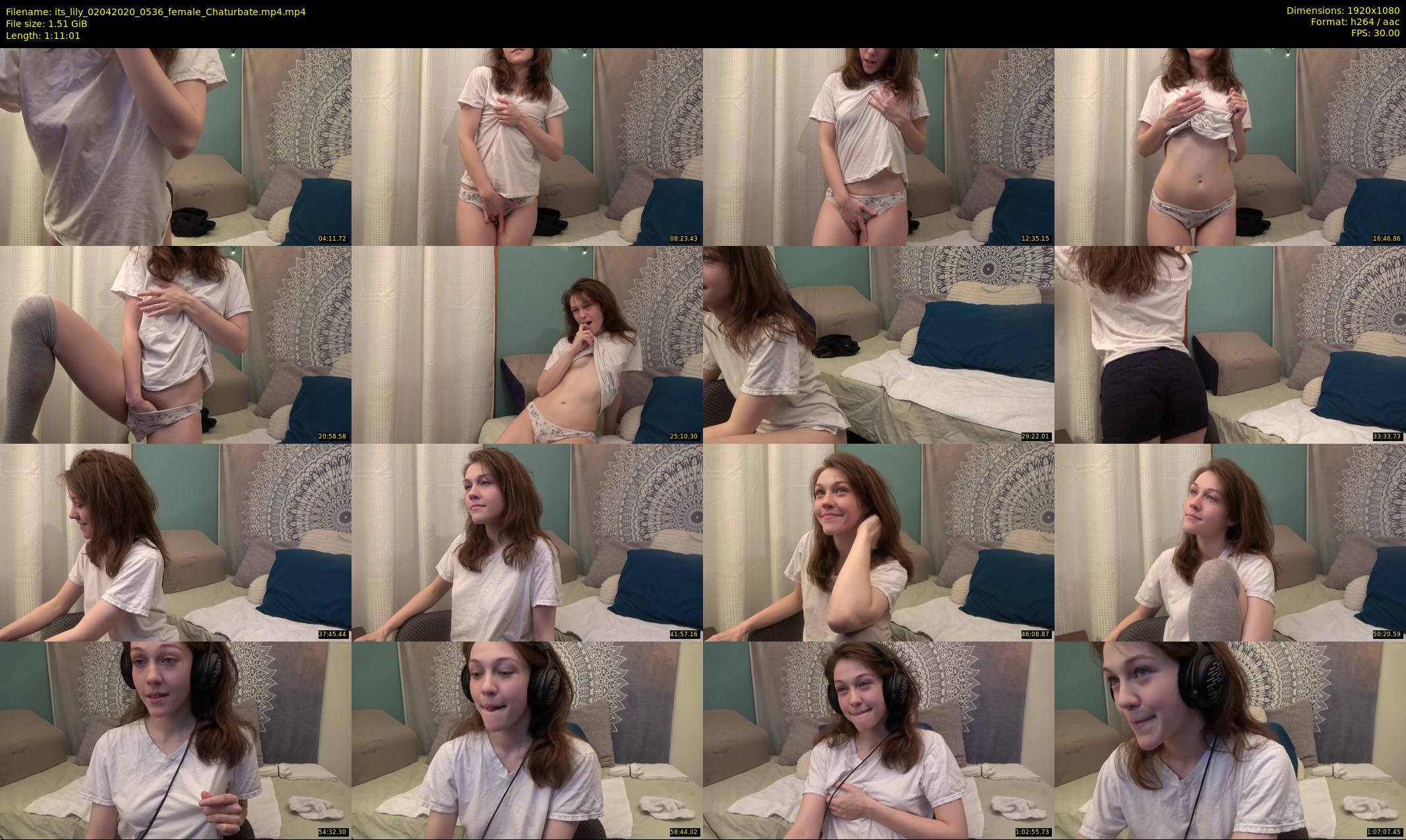 its_lily — 72 minute Chaturbate female cam show recording, 1080p, Apr 2, 2020