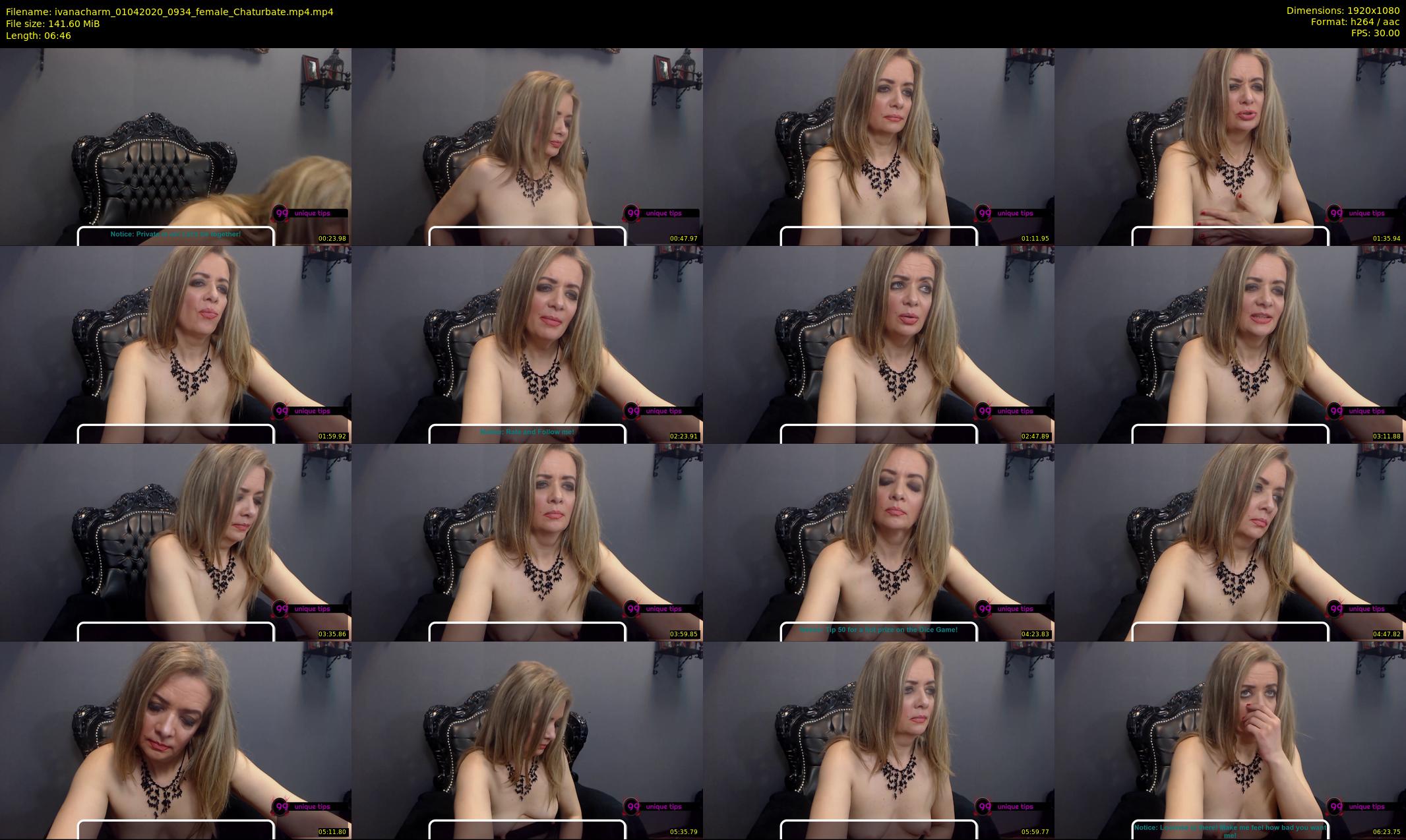 ivanacharm — 7 minute Chaturbate female cam show recording, 1080p, Apr 1, 2020