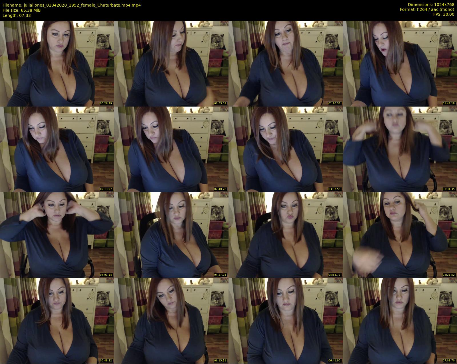 julialiones — 8 minute Chaturbate female cam show recording, 720p, Apr 1, 2020