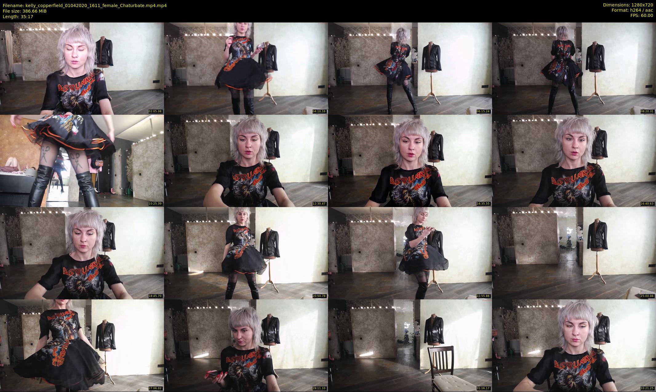 kelly_copperfield — 36 minute Chaturbate female cam show recording, 720p, Apr 1, 2020