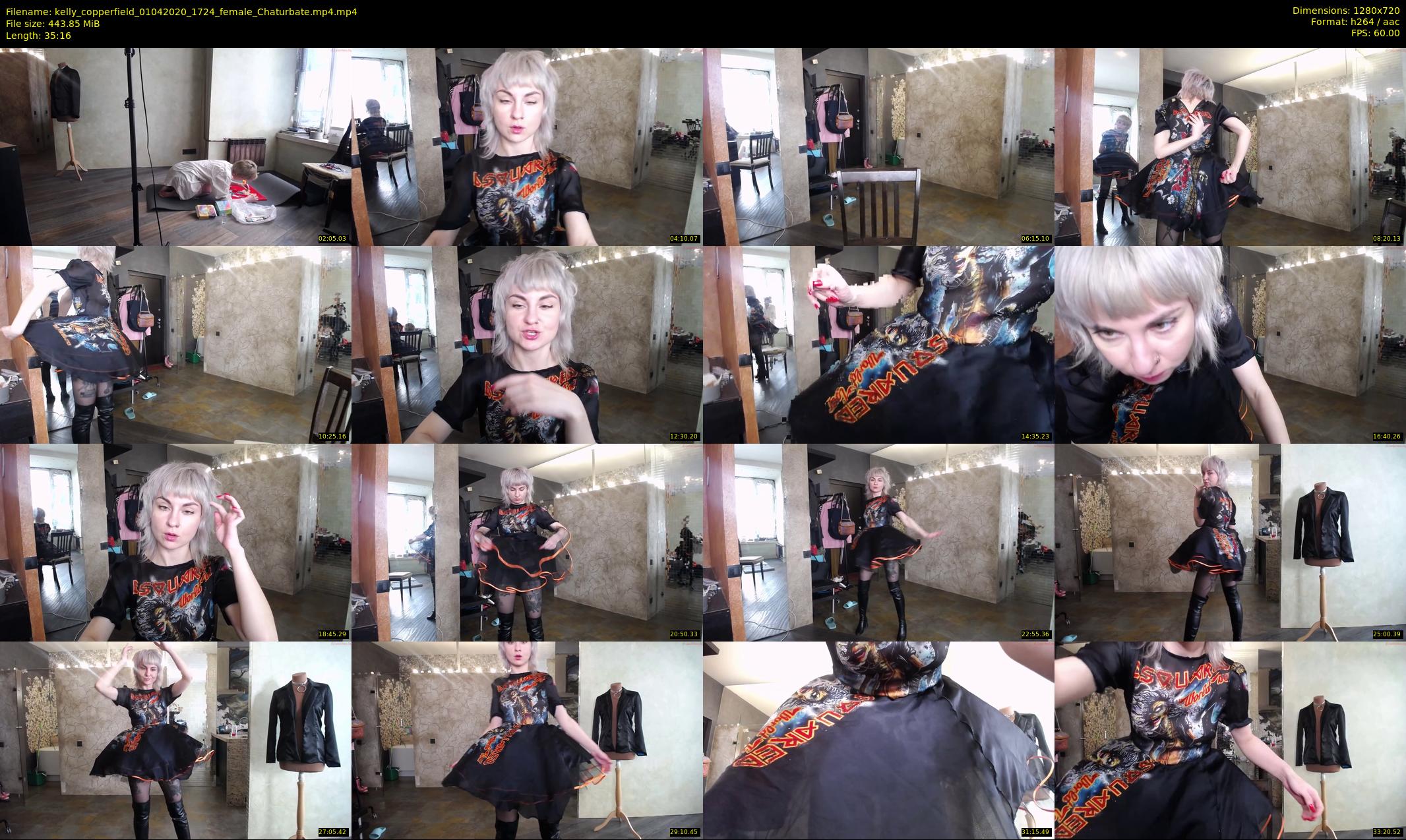 kelly_copperfield — 36 minute Chaturbate female cam show recording, 720p, Apr 1, 2020