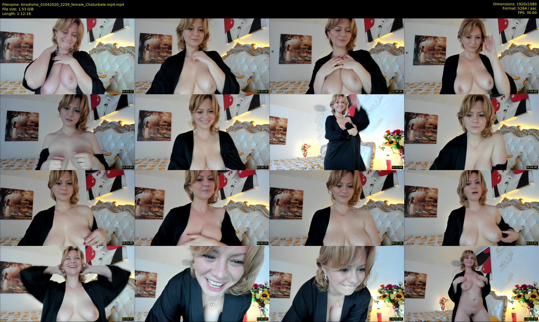 kiradivine — 73 minute Chaturbate female cam show recording, 1080p, Apr 1, 2020