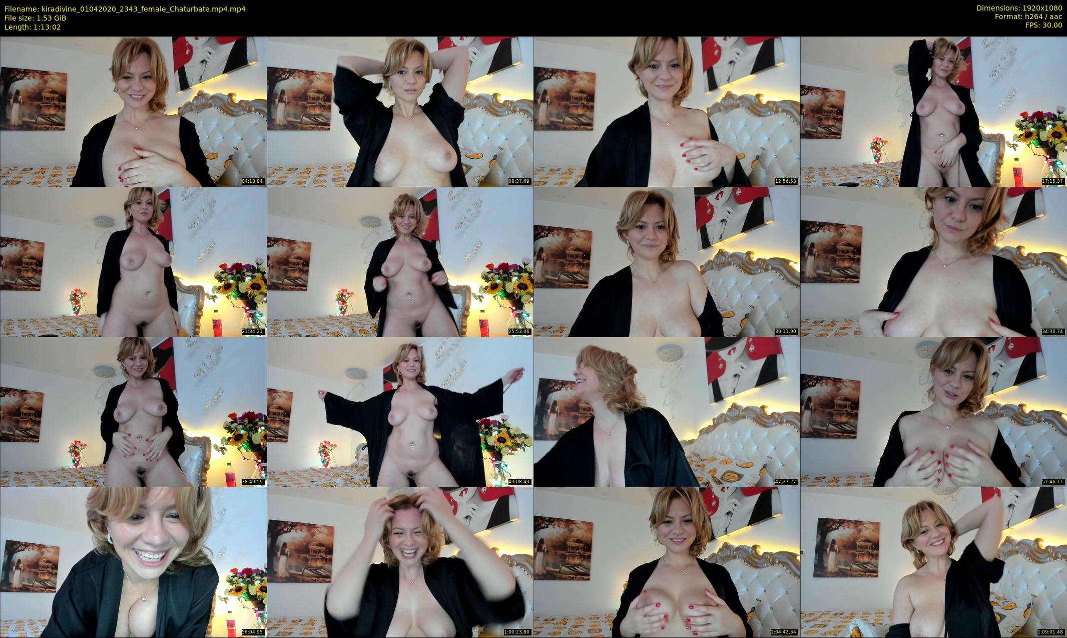 kiradivine — 74 minute Chaturbate female cam show recording, 1080p, Apr 1, 2020