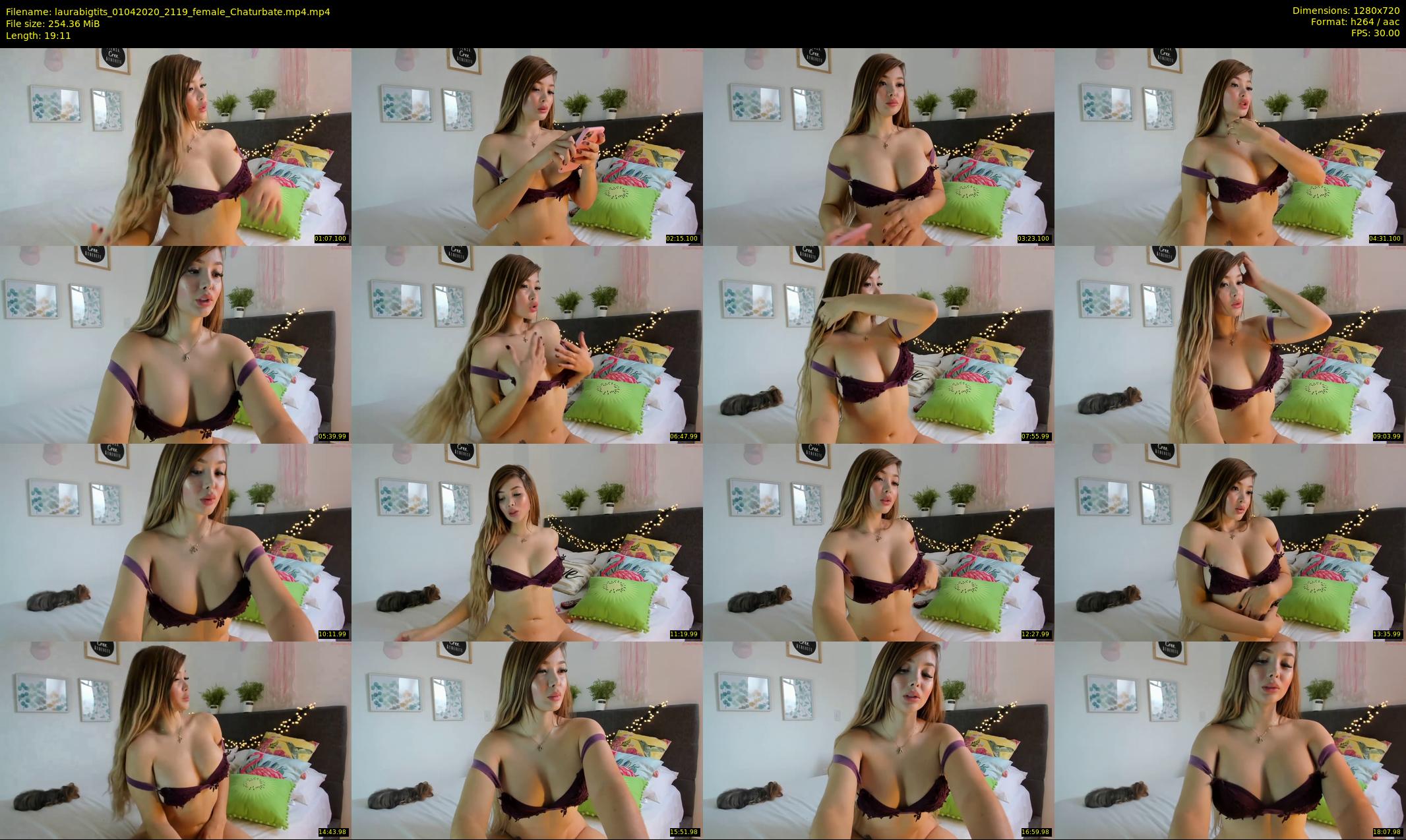 laurabigtits — 20 minute Chaturbate female cam show recording, 720p, Apr 1, 2020