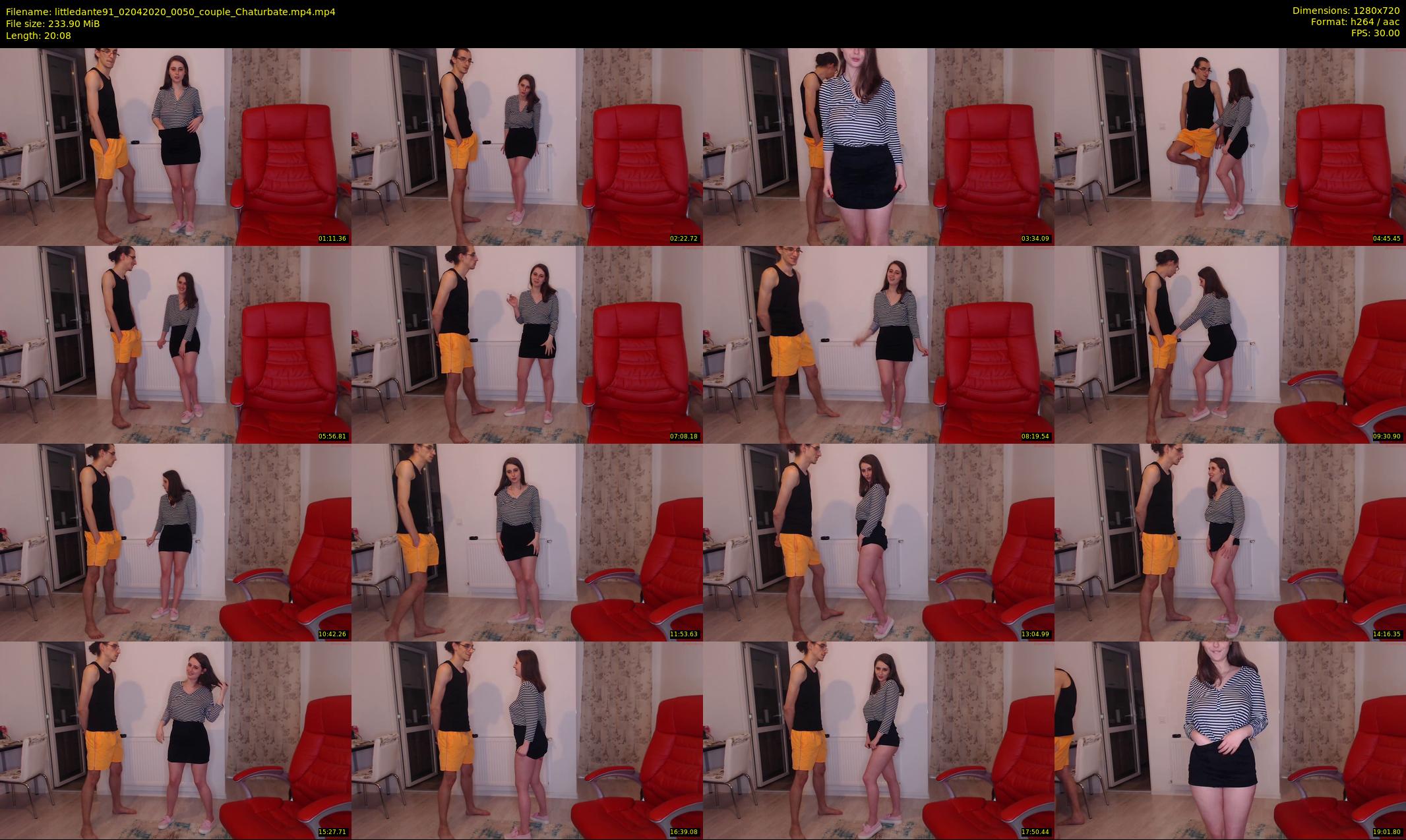 littledante91 — 21 minute Chaturbate couple cam show recording, 720p, Apr 2, 2020