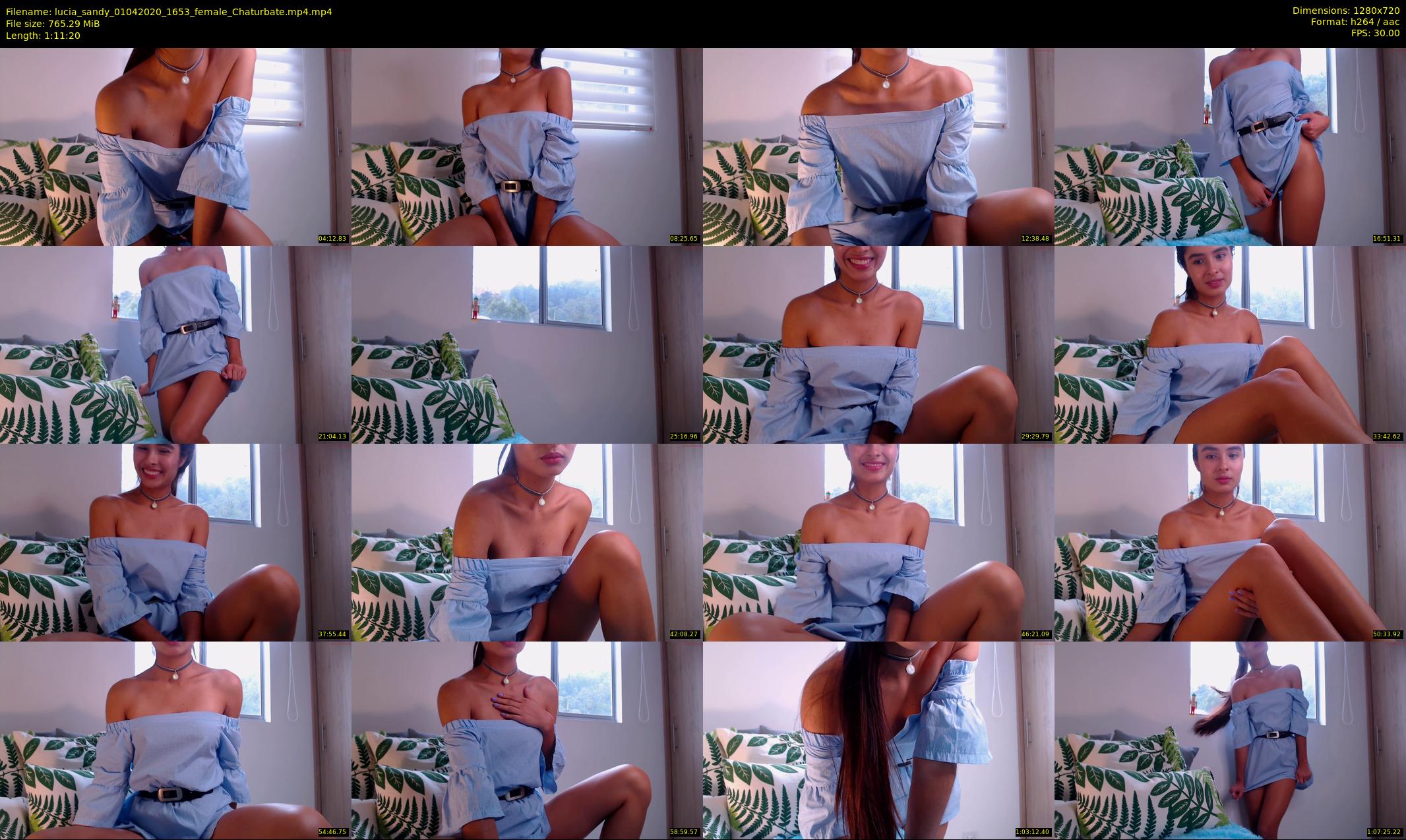 lucia_sandy — 72 minute Chaturbate female cam show recording, 720p, Apr 1, 2020