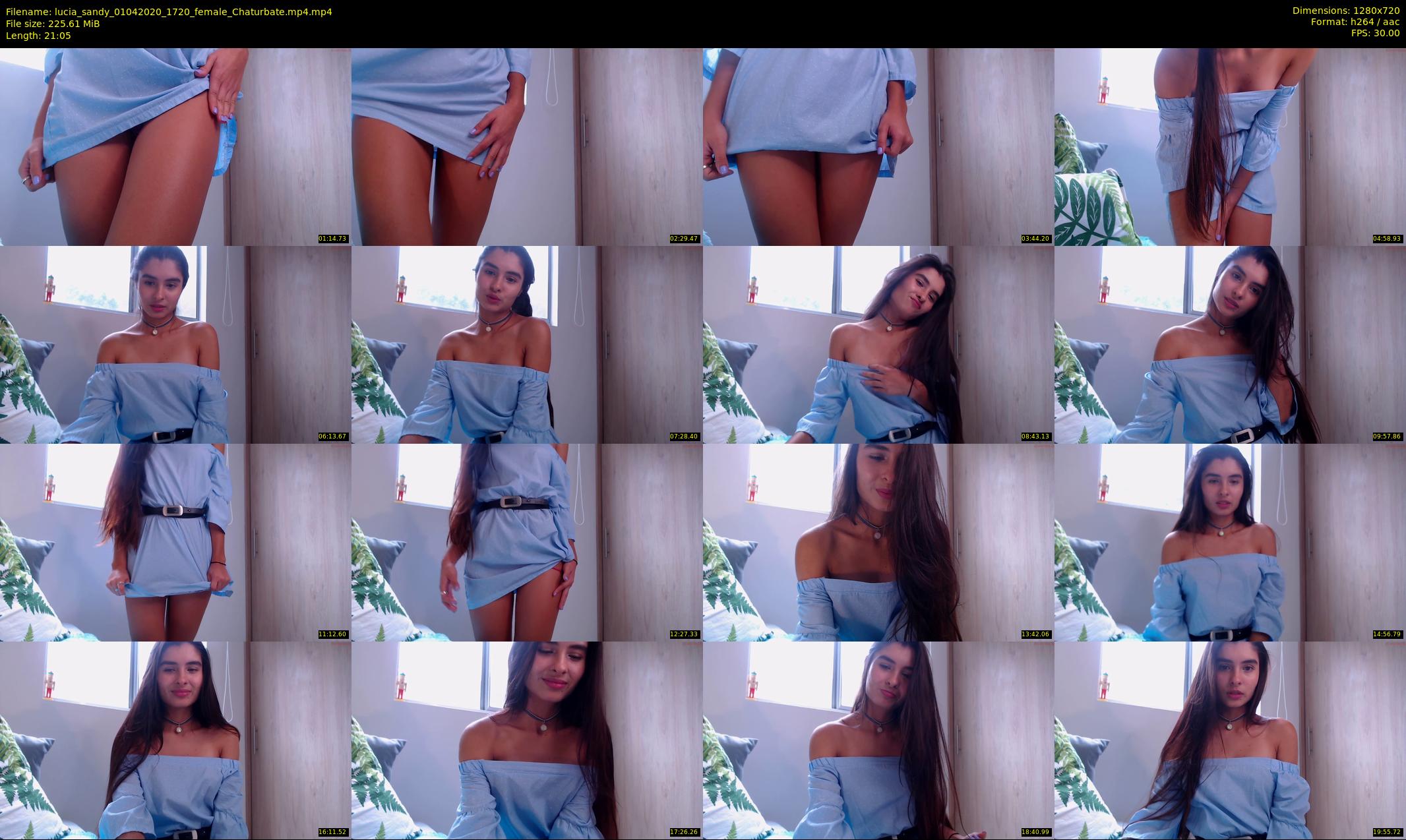 lucia_sandy — 22 minute Chaturbate female cam show recording, 720p, Apr 1, 2020