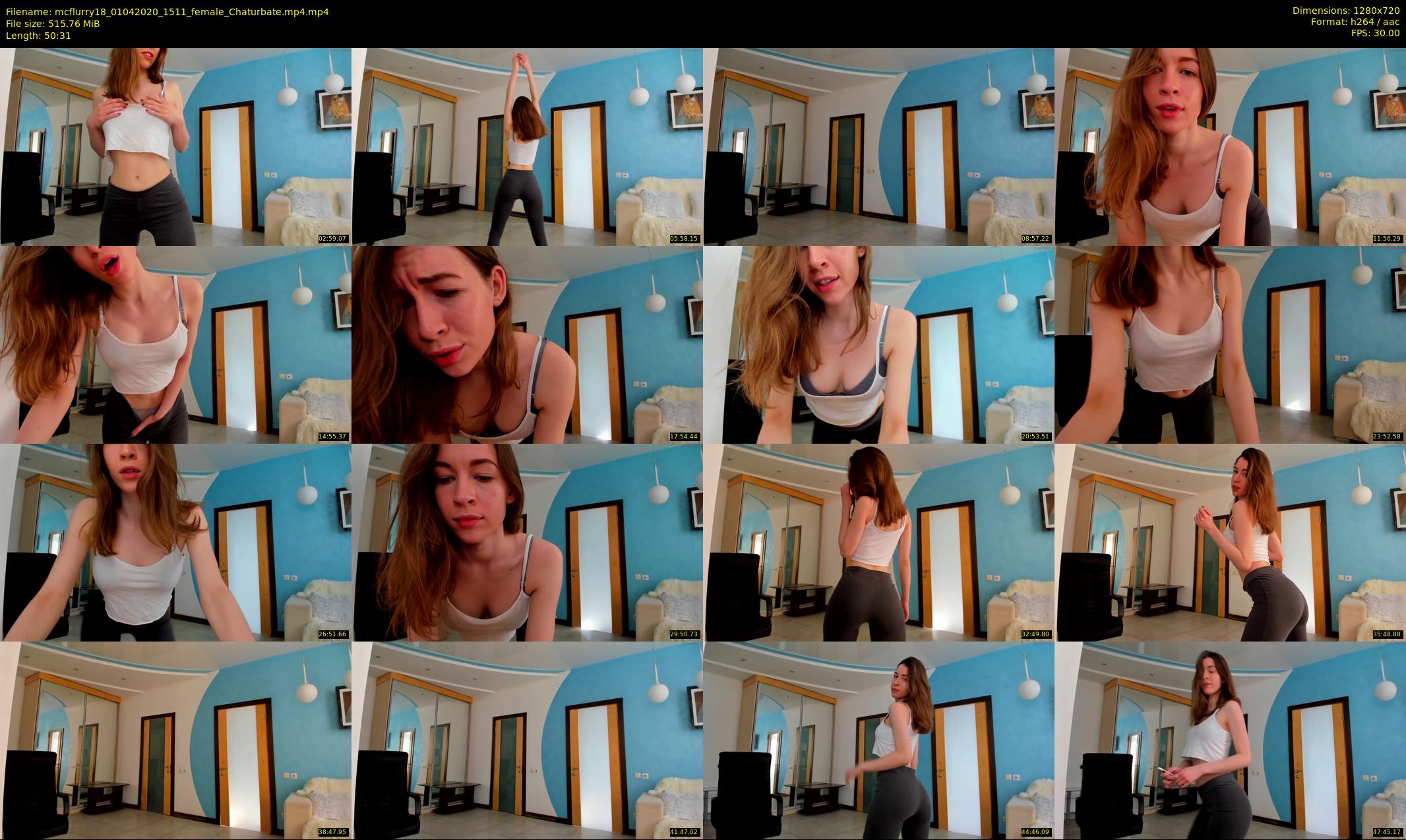 mcflurry18 — 51 minute Chaturbate female cam show recording, 720p, Apr 1, 2020