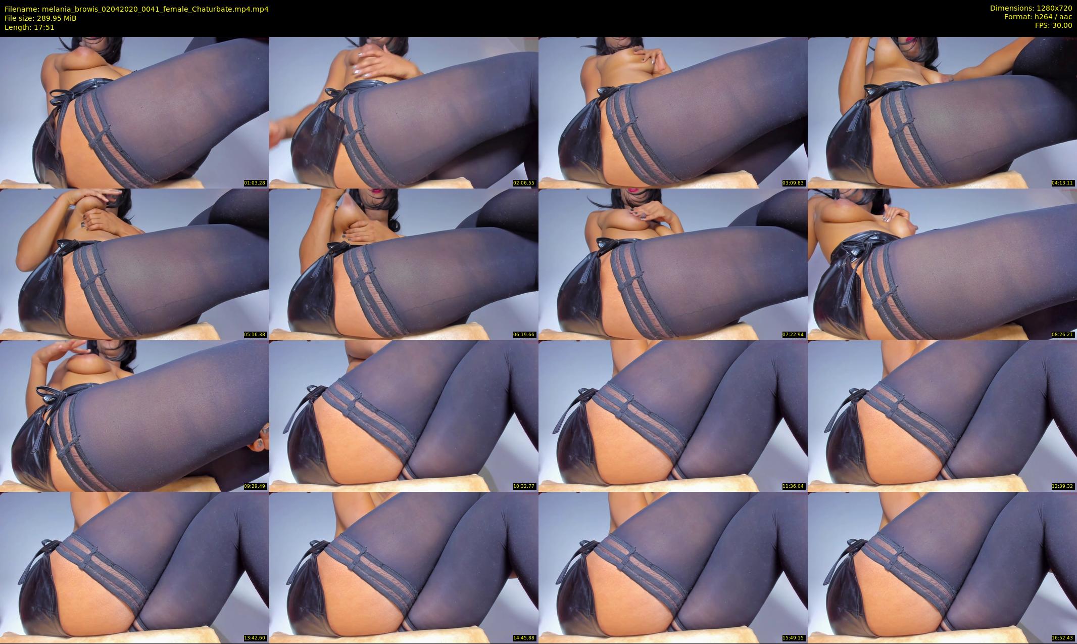 melania_browis — 18 minute Chaturbate female cam show recording, 720p, Apr 2, 2020