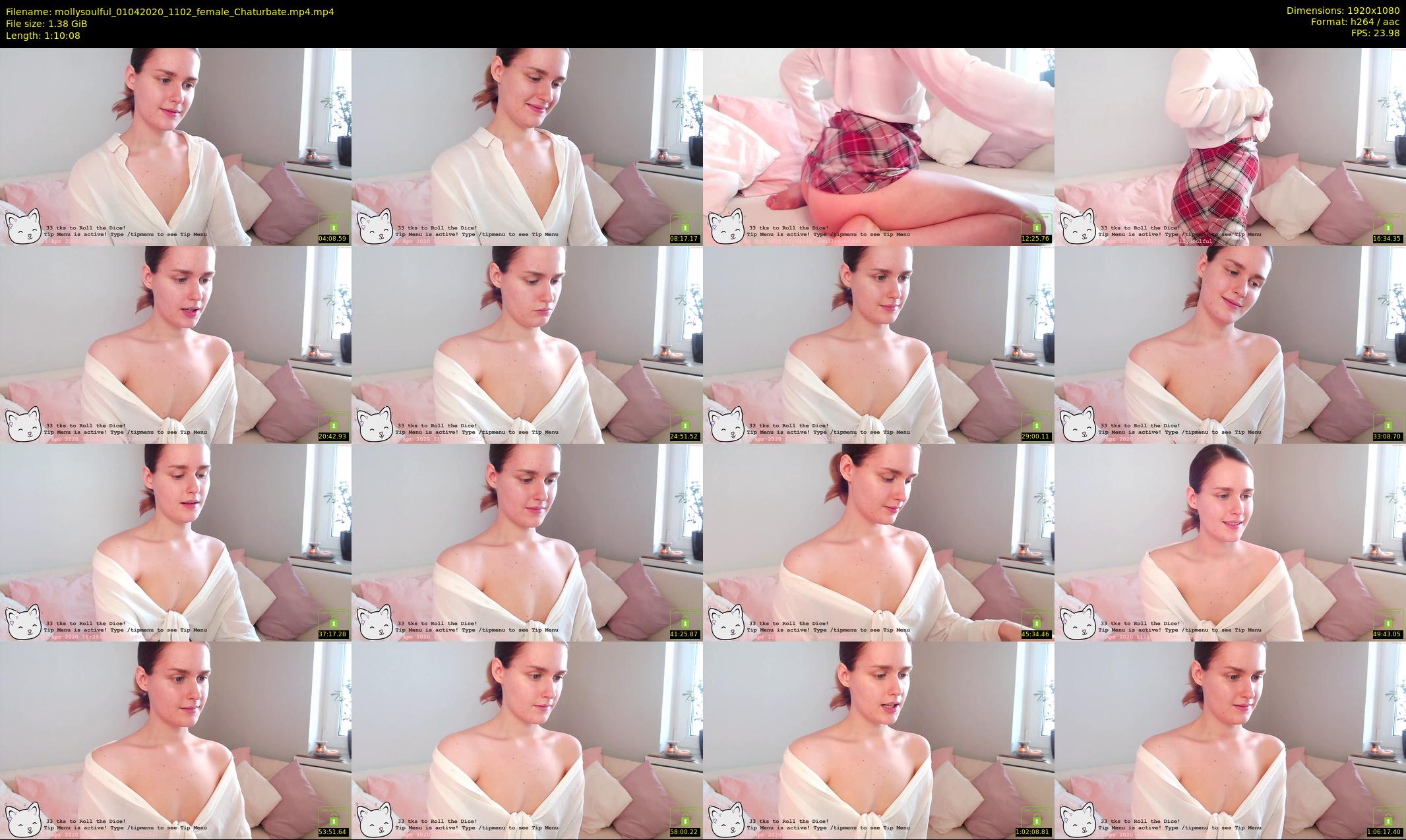 mollysoulful — 71 minute Chaturbate female cam show recording, 1080p, Apr 1, 2020