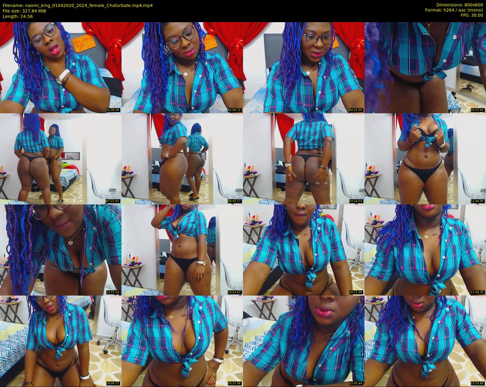 naomi_king — 25 minute Chaturbate female cam show recording, 480p, Apr 1, 2020
