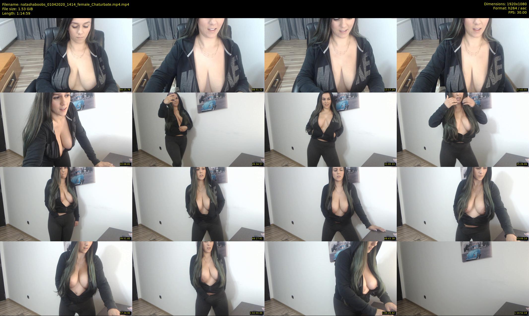 natashaboobs — 75 minute Chaturbate female cam show recording, 1080p, Apr 1, 2020