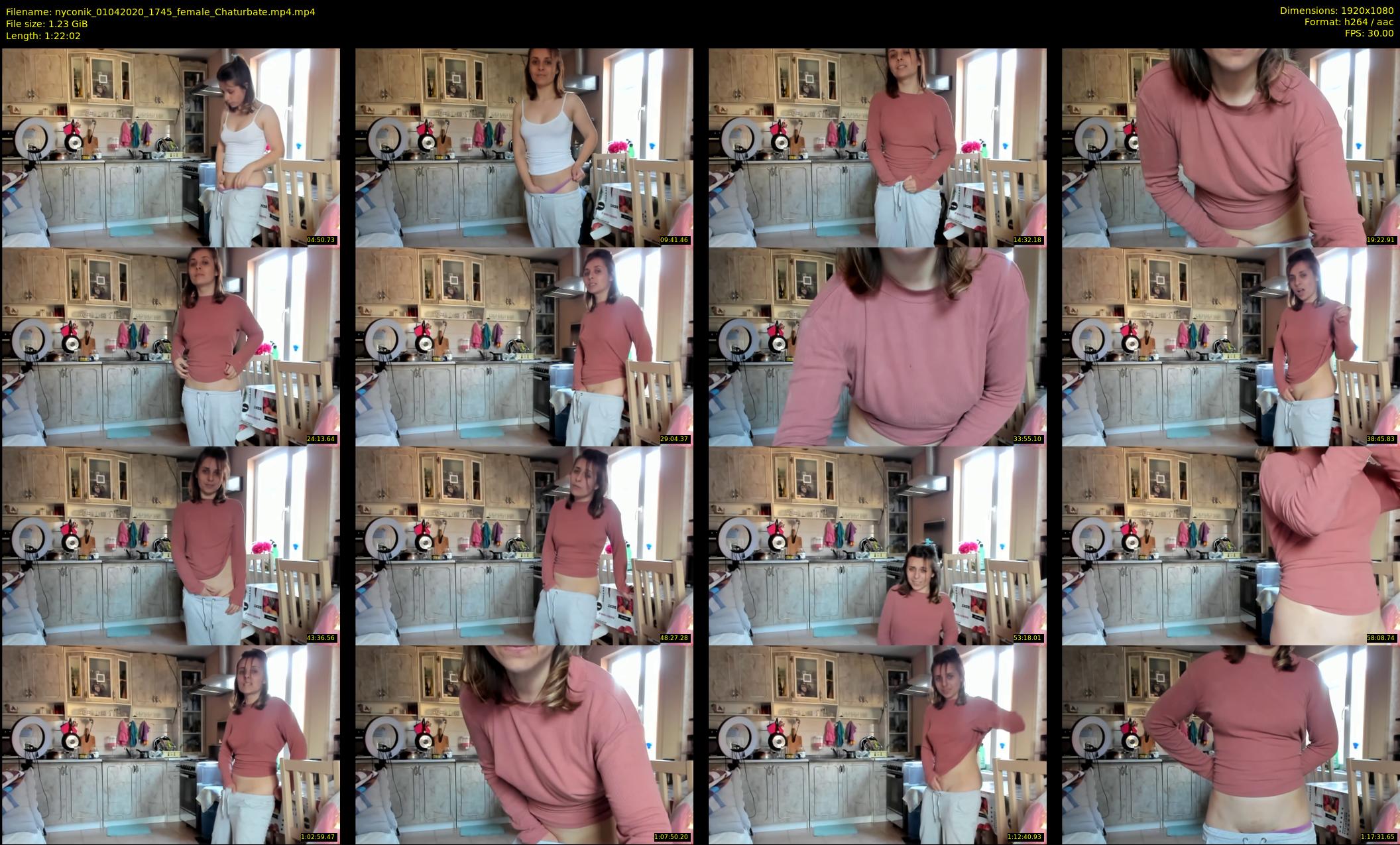 nyconik — 83 minute Chaturbate female cam show recording, 1080p, Apr 1, 2020
