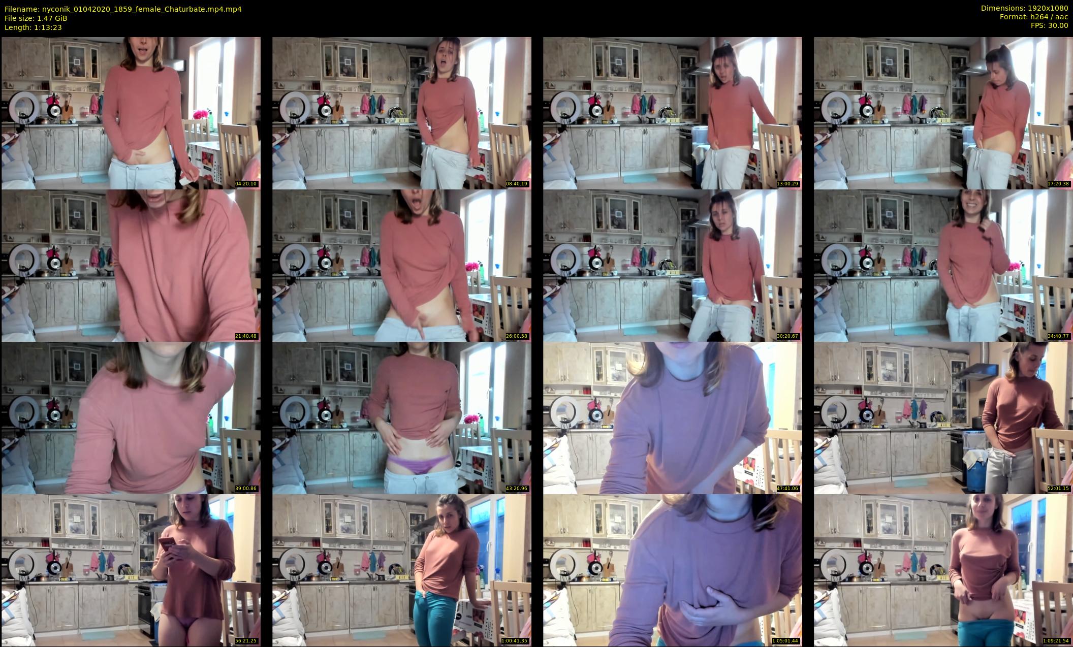nyconik — 74 minute Chaturbate female cam show recording, 1080p, Apr 1, 2020