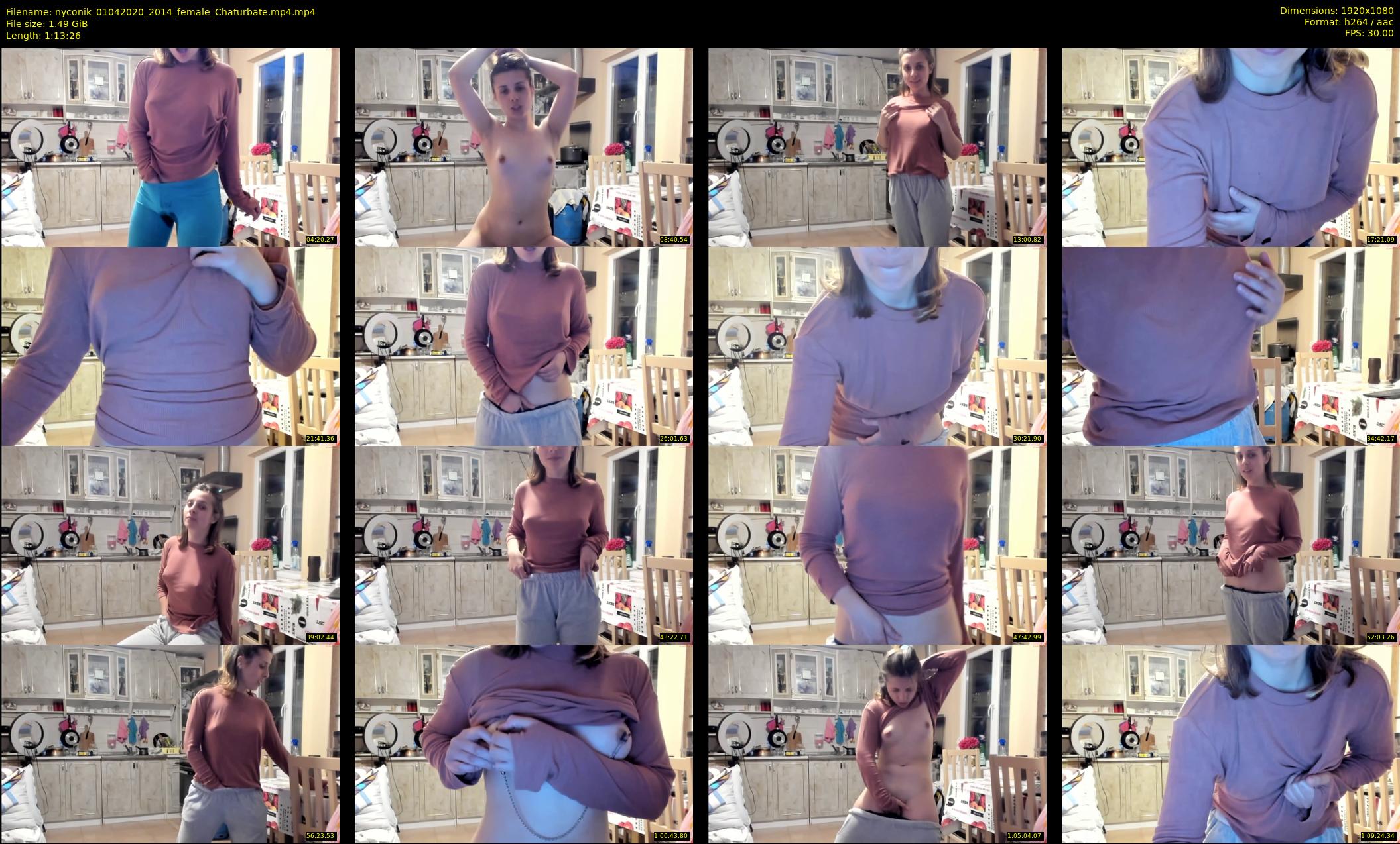 nyconik — 74 minute Chaturbate female cam show recording, 1080p, Apr 1, 2020