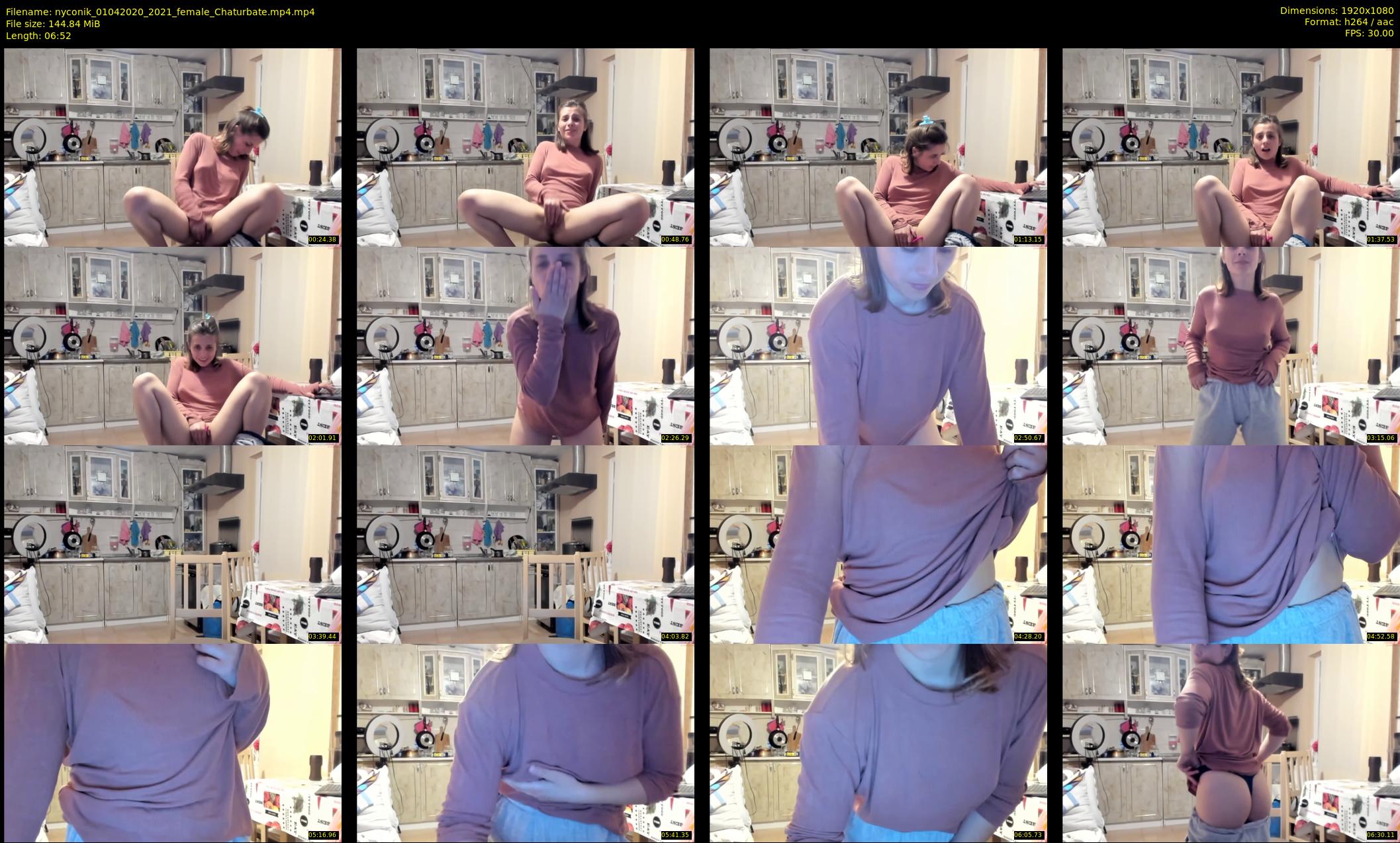 nyconik — 7 minute Chaturbate female cam show recording, 1080p, Apr 1, 2020