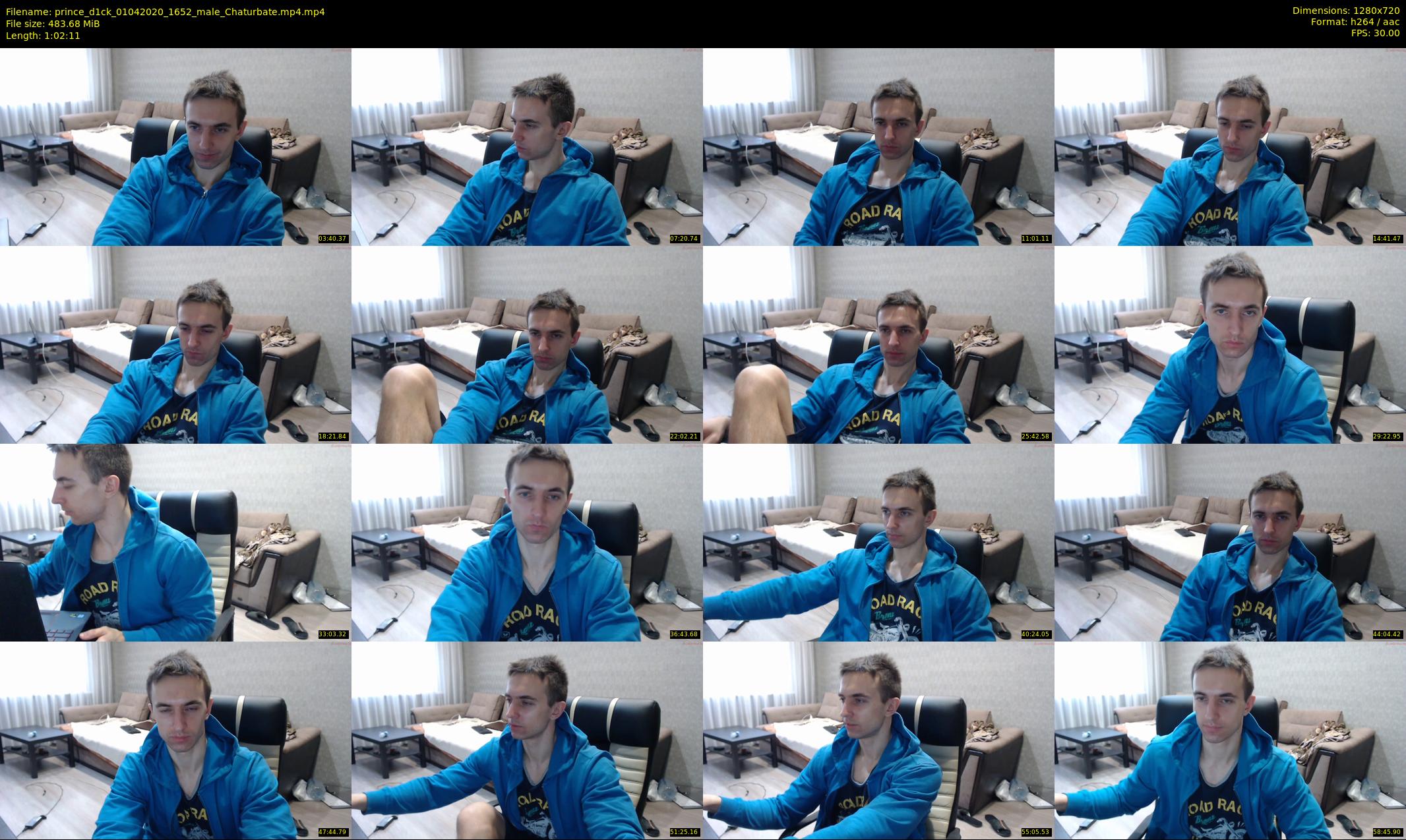 prince_d1ck — 63 minute Chaturbate male cam show recording, 720p, Apr 1, 2020