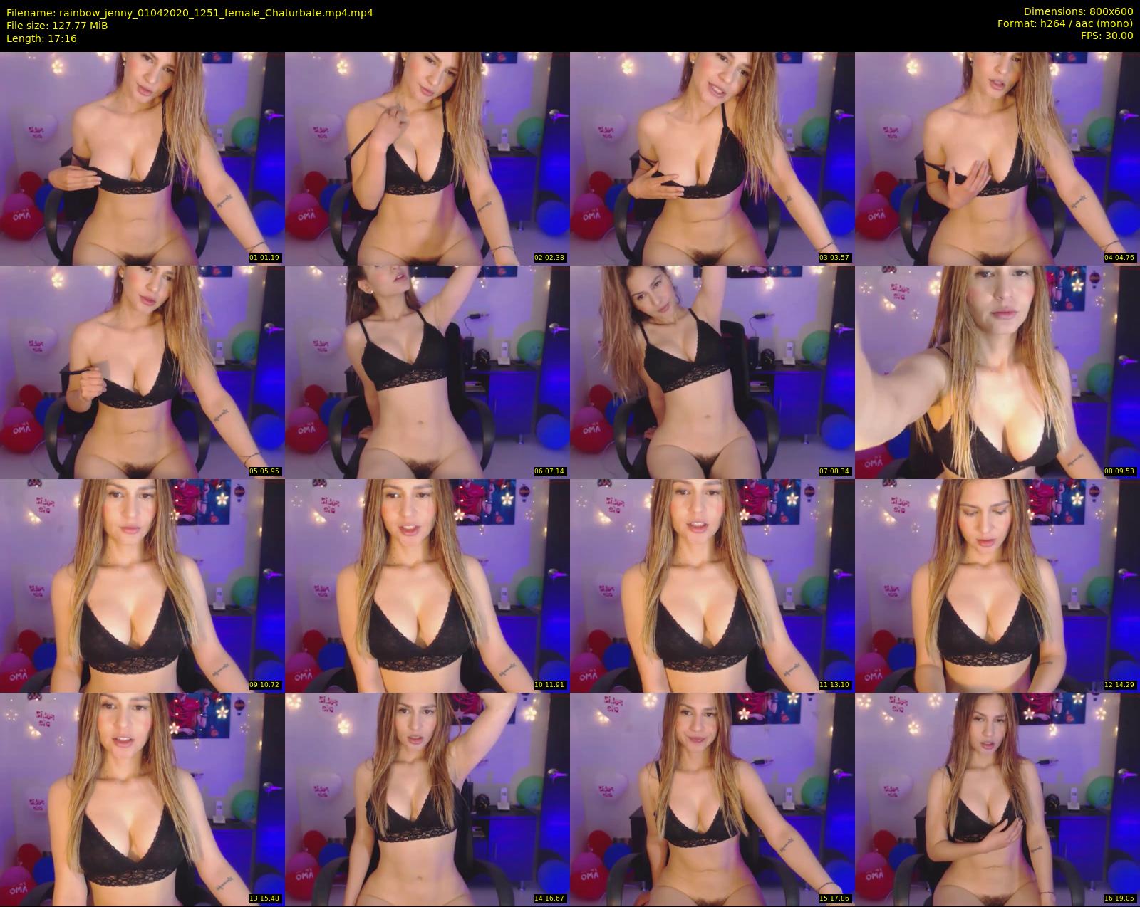 rainbow_jenny — 18 minute Chaturbate female cam show recording, 480p, Apr 1, 2020