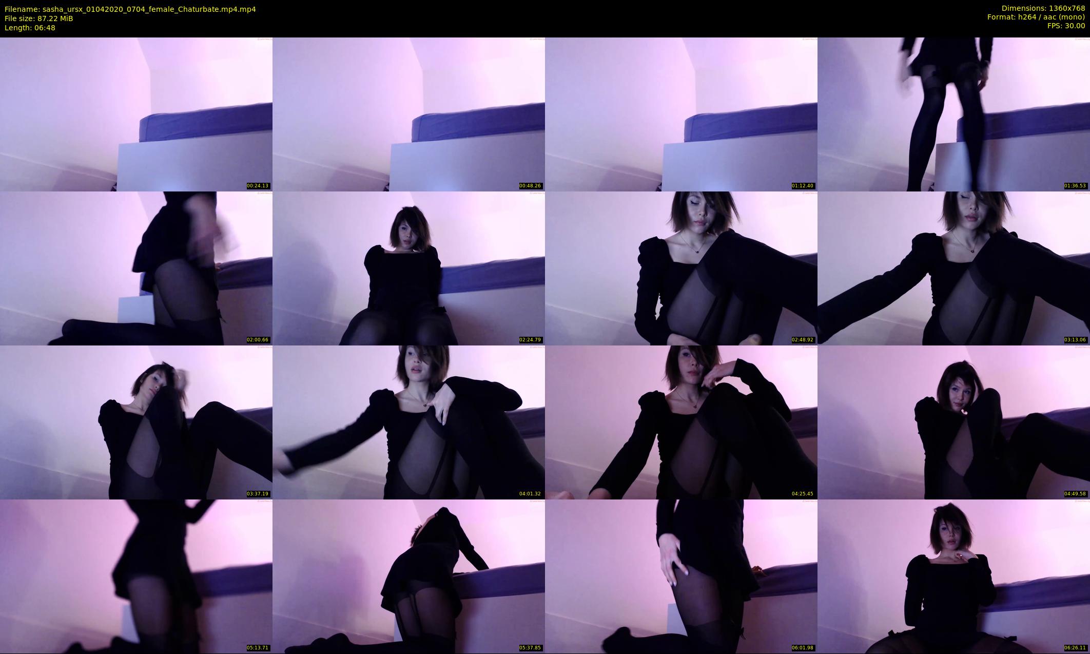 sasha_ursx — 7 minute Chaturbate female cam show recording, 720p, Apr 1, 2020