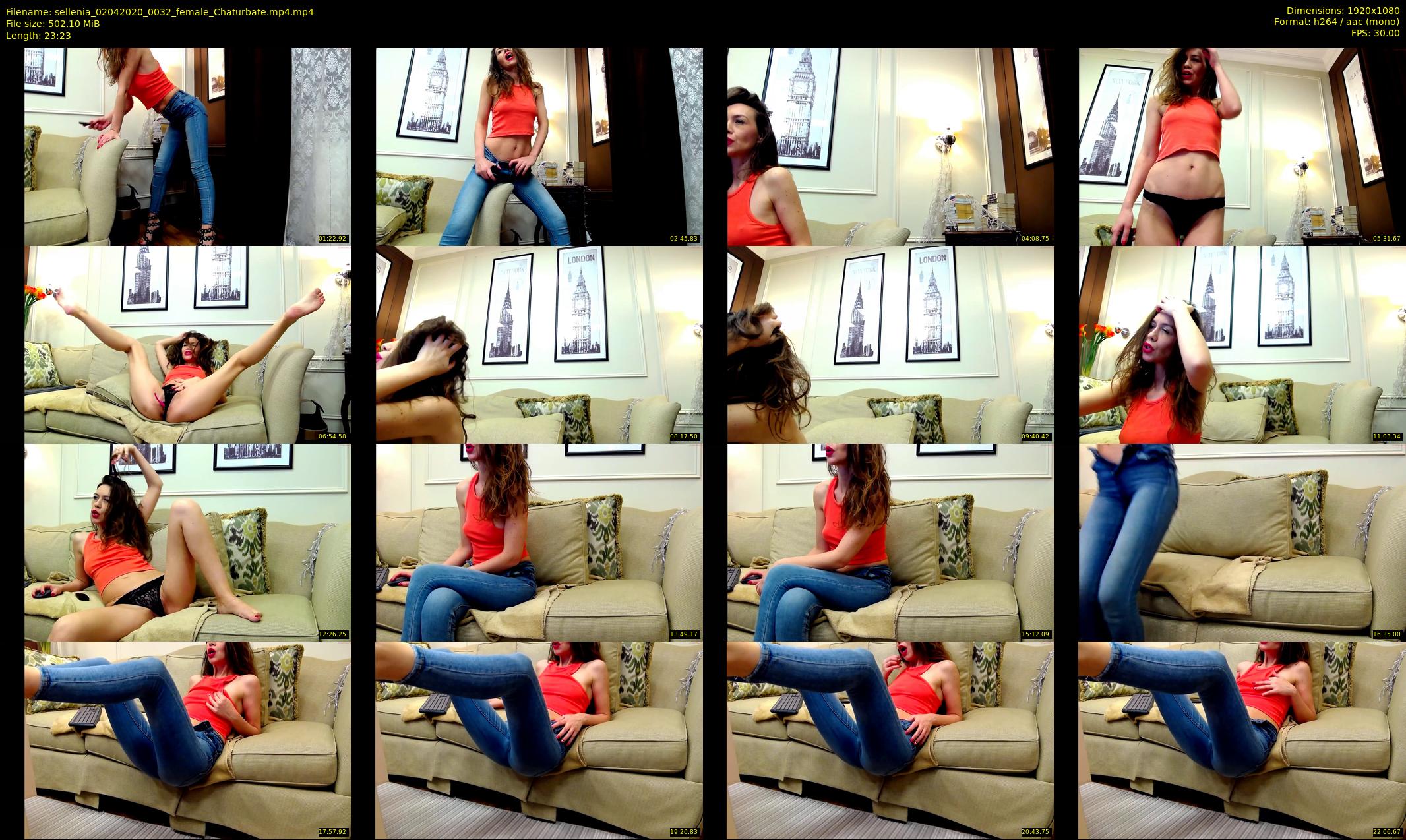 sellenia — 24 minute Chaturbate female cam show recording, 1080p, Apr 2, 2020