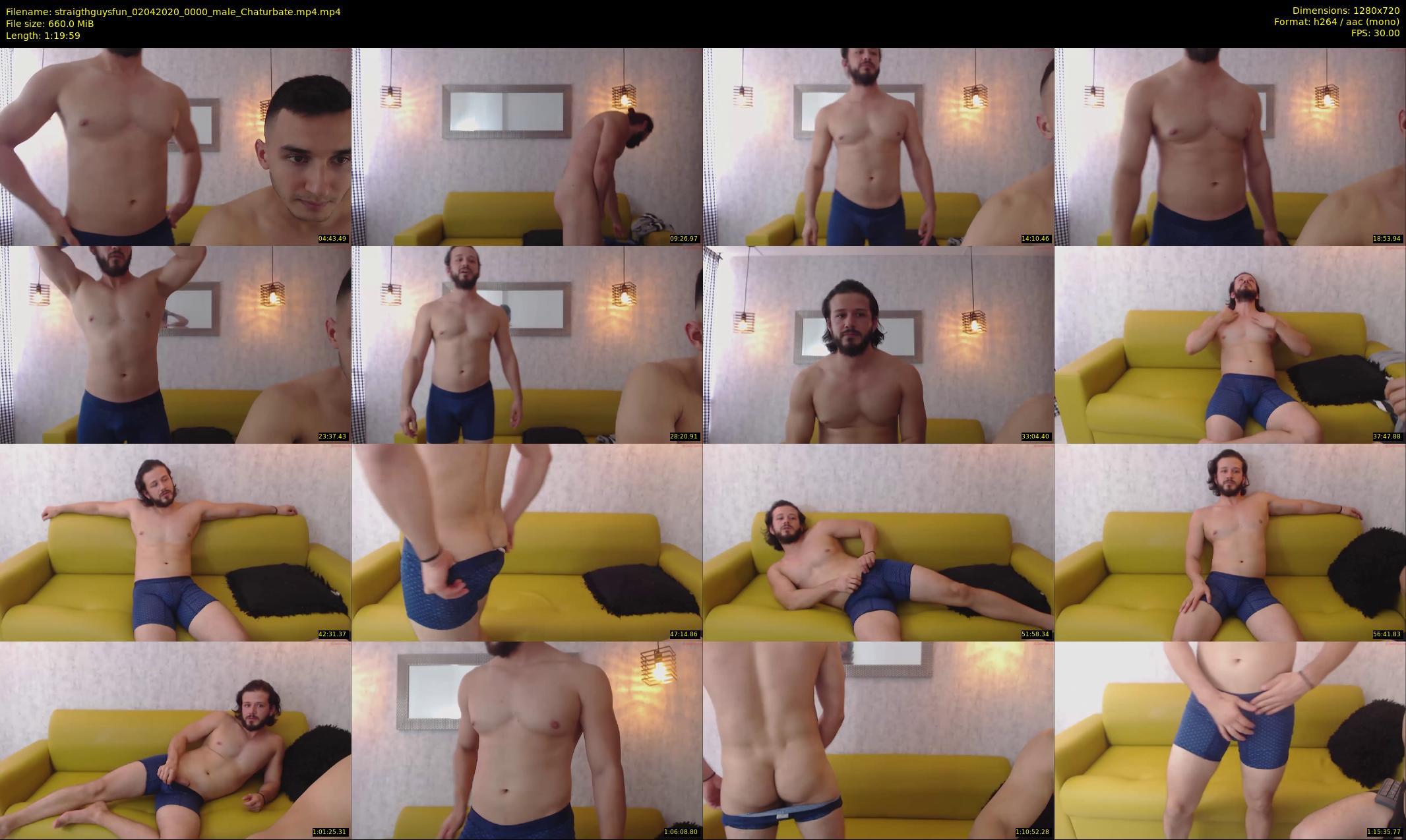 straigthguysfun — 80 minute Chaturbate male cam show recording, 720p, Apr 2, 2020