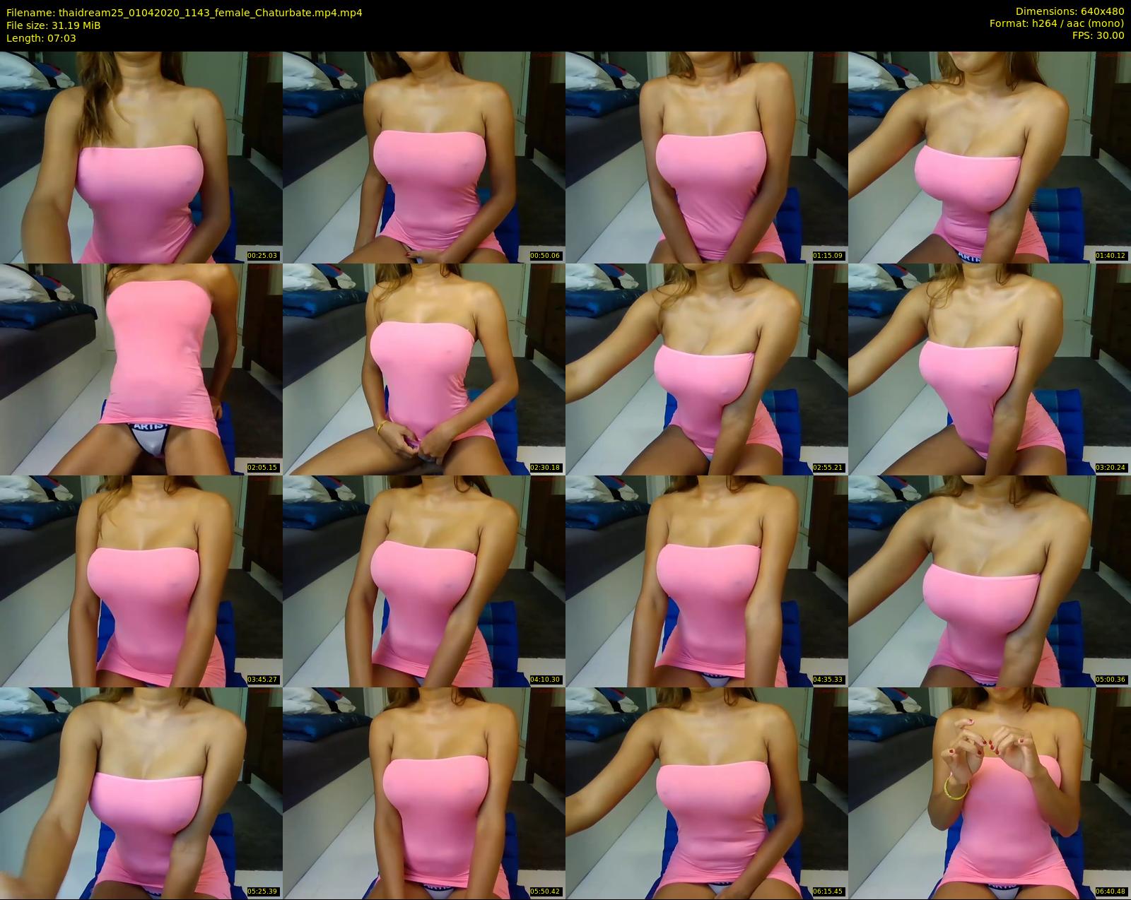 thaidream25 — 8 minute Chaturbate female cam show recording, 480p, Apr 1, 2020
