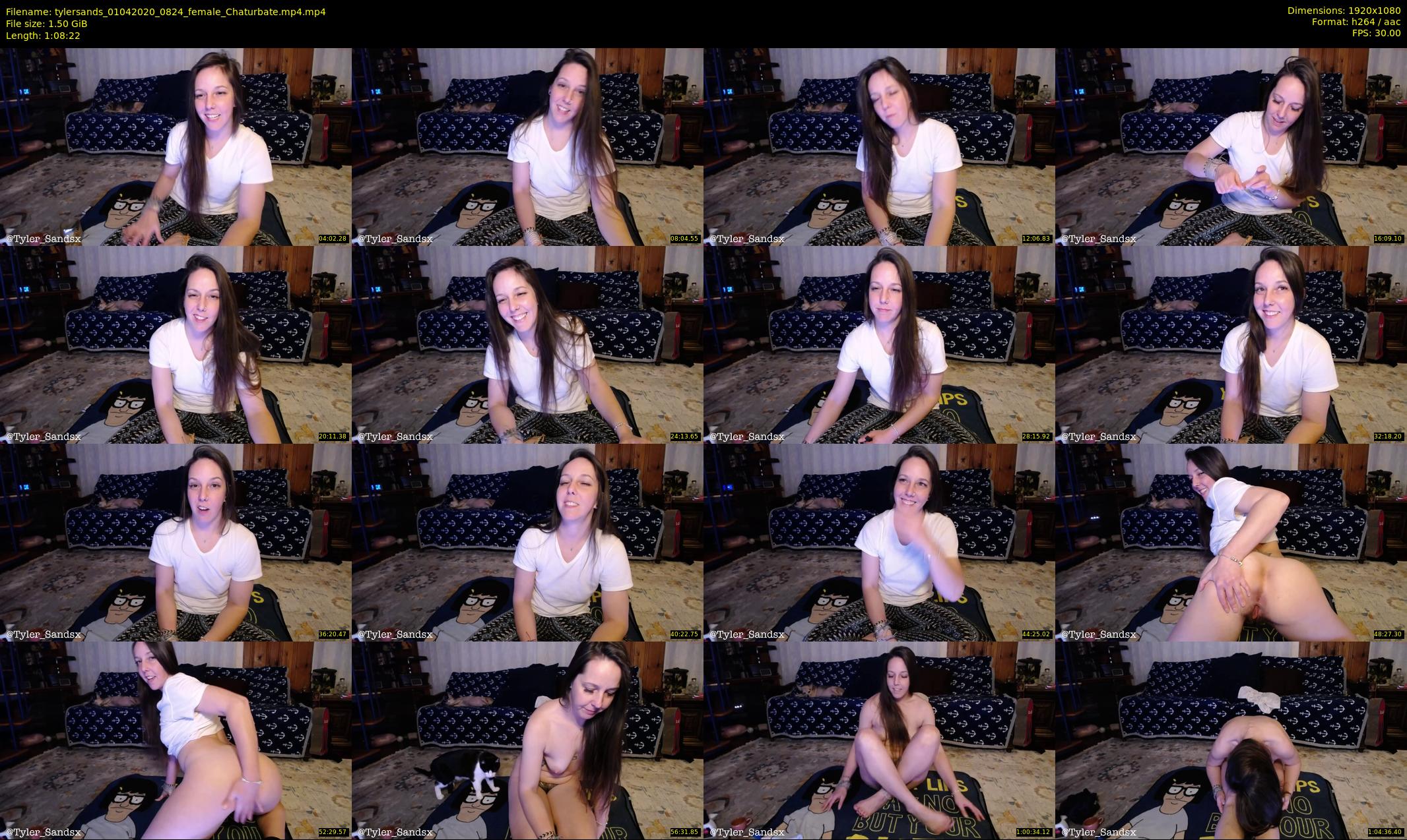 tylersands — 69 minute Chaturbate female cam show recording, 1080p, Apr 1, 2020