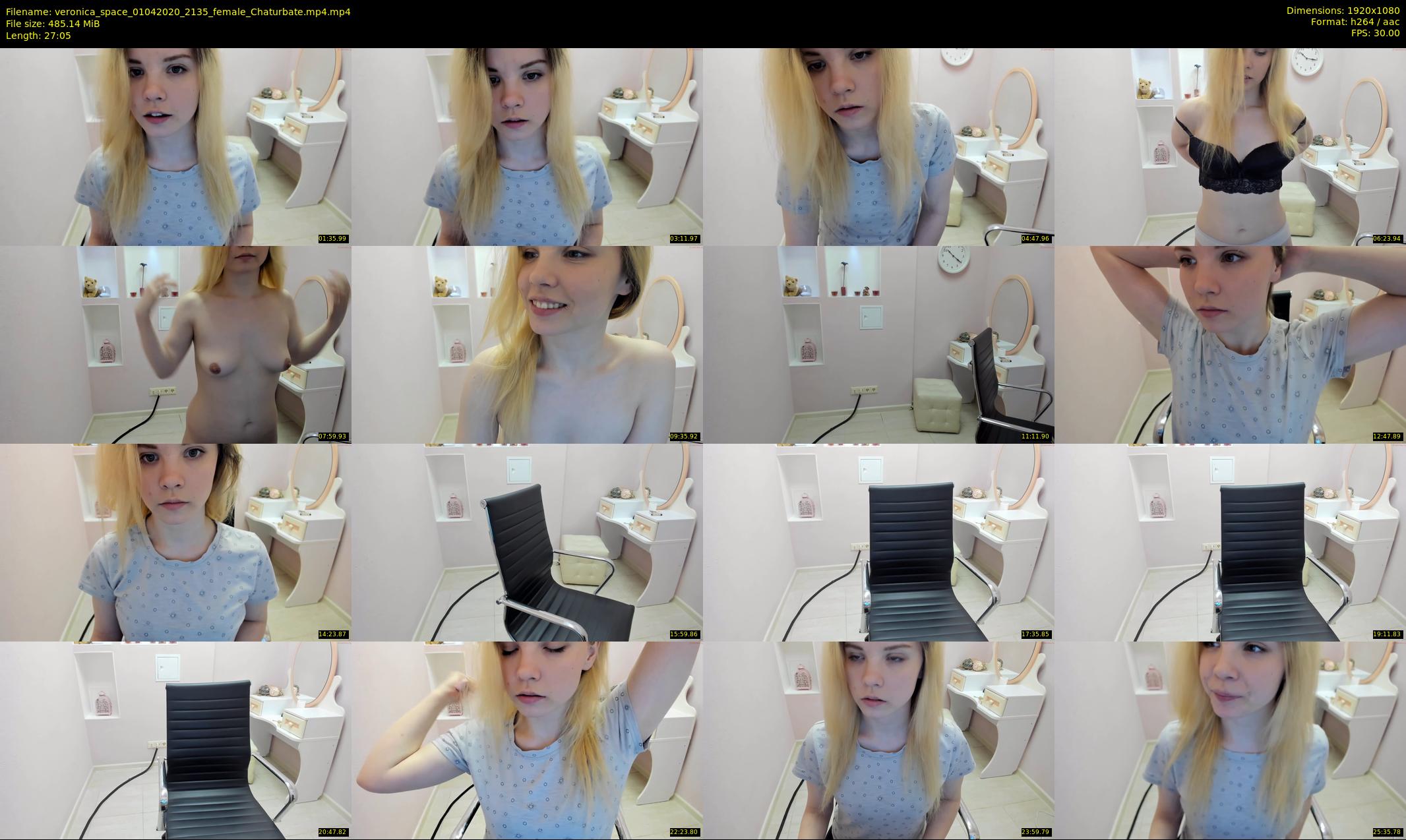 veronica_space — 28 minute Chaturbate female cam show recording, 1080p, Apr 1, 2020