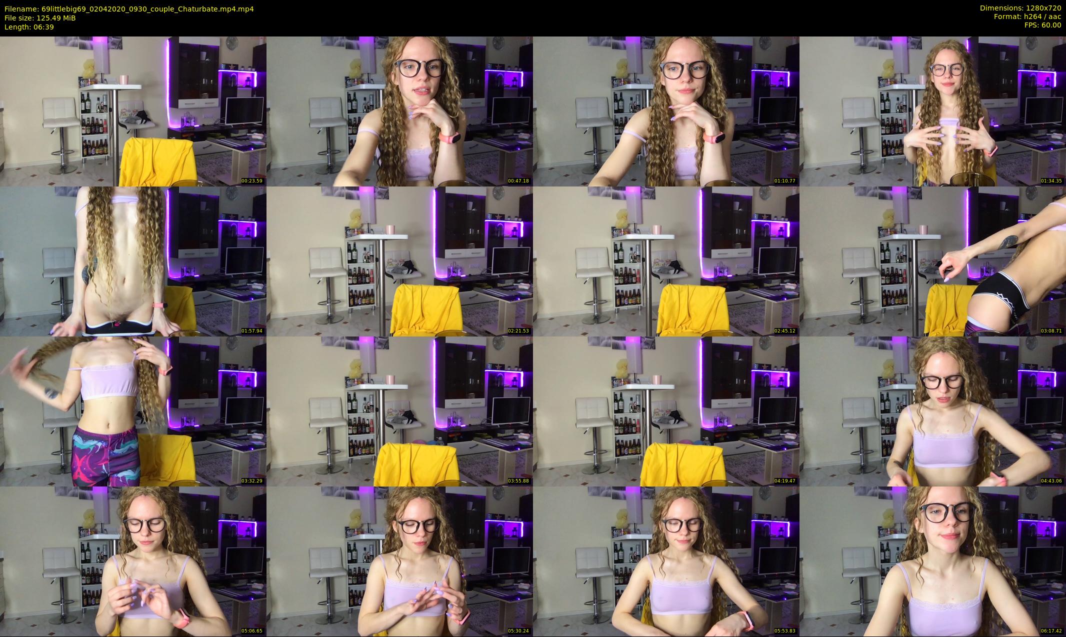 69littlebig69 — 7 minute Chaturbate couple cam show recording, 720p, Apr 2, 2020