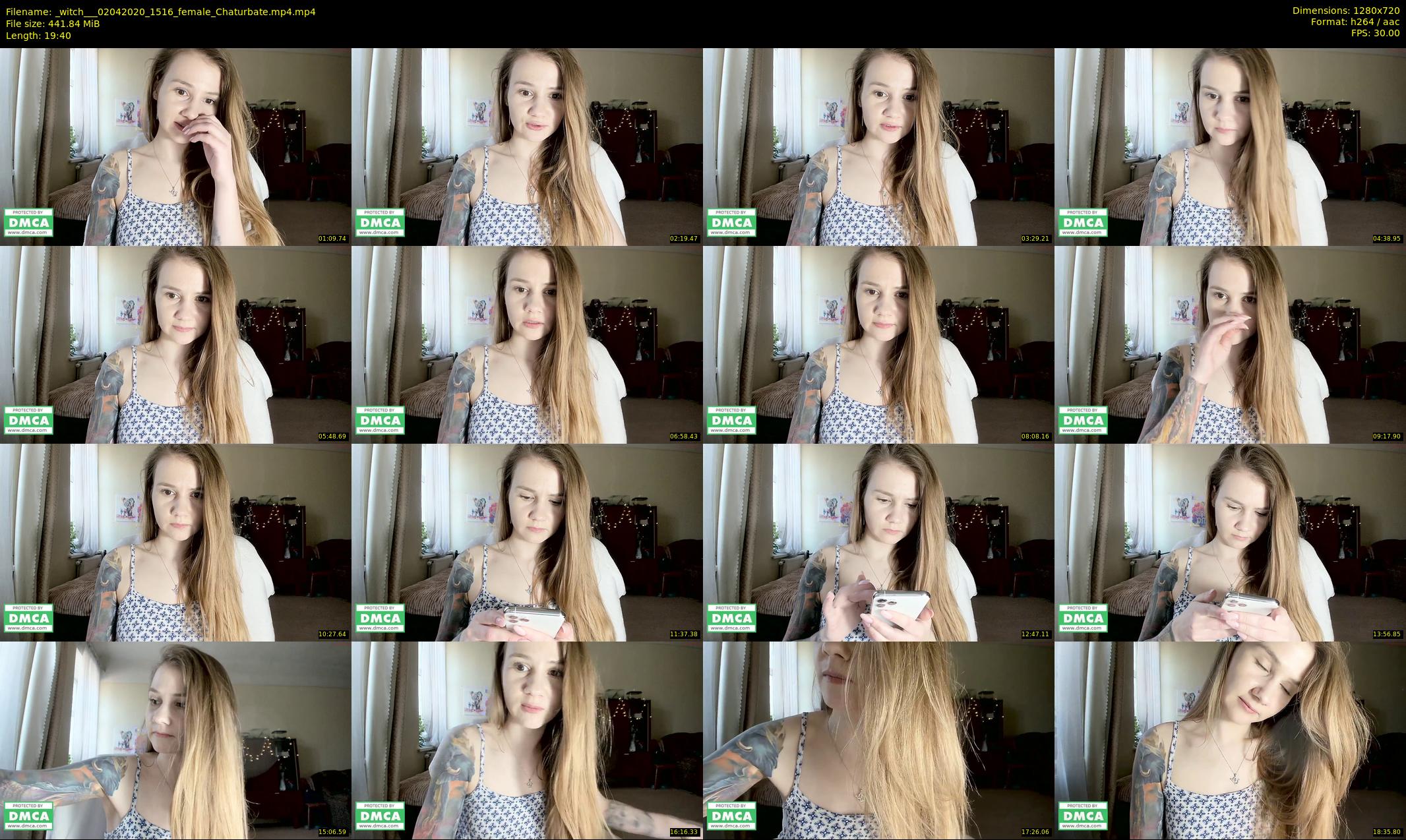 _witch__ — 20 minute Chaturbate female cam show recording, 720p, Apr 2, 2020