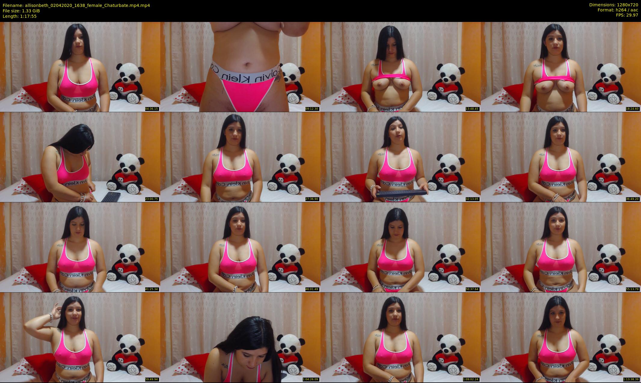 allisonbeth — 78 minute Chaturbate female cam show recording, 720p, Apr 2, 2020
