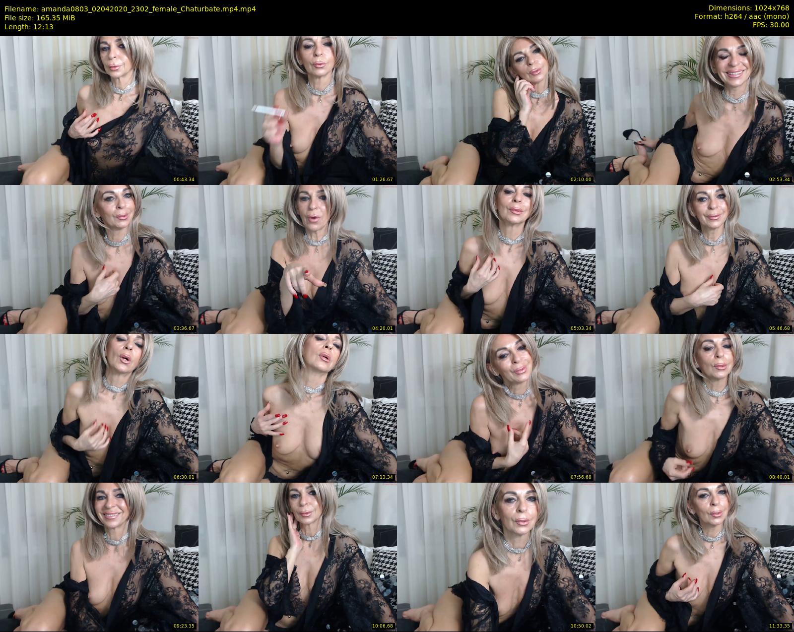 amanda0803 — 13 minute Chaturbate female cam show recording, 720p, Apr 2, 2020