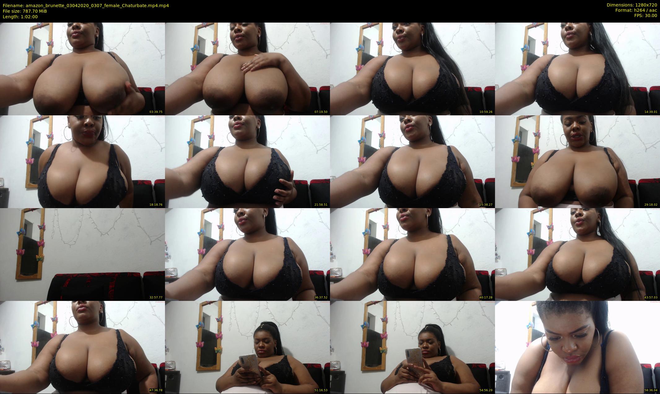 amazon_brunette — 62 minute Chaturbate female cam show recording, 720p, Apr 3, 2020