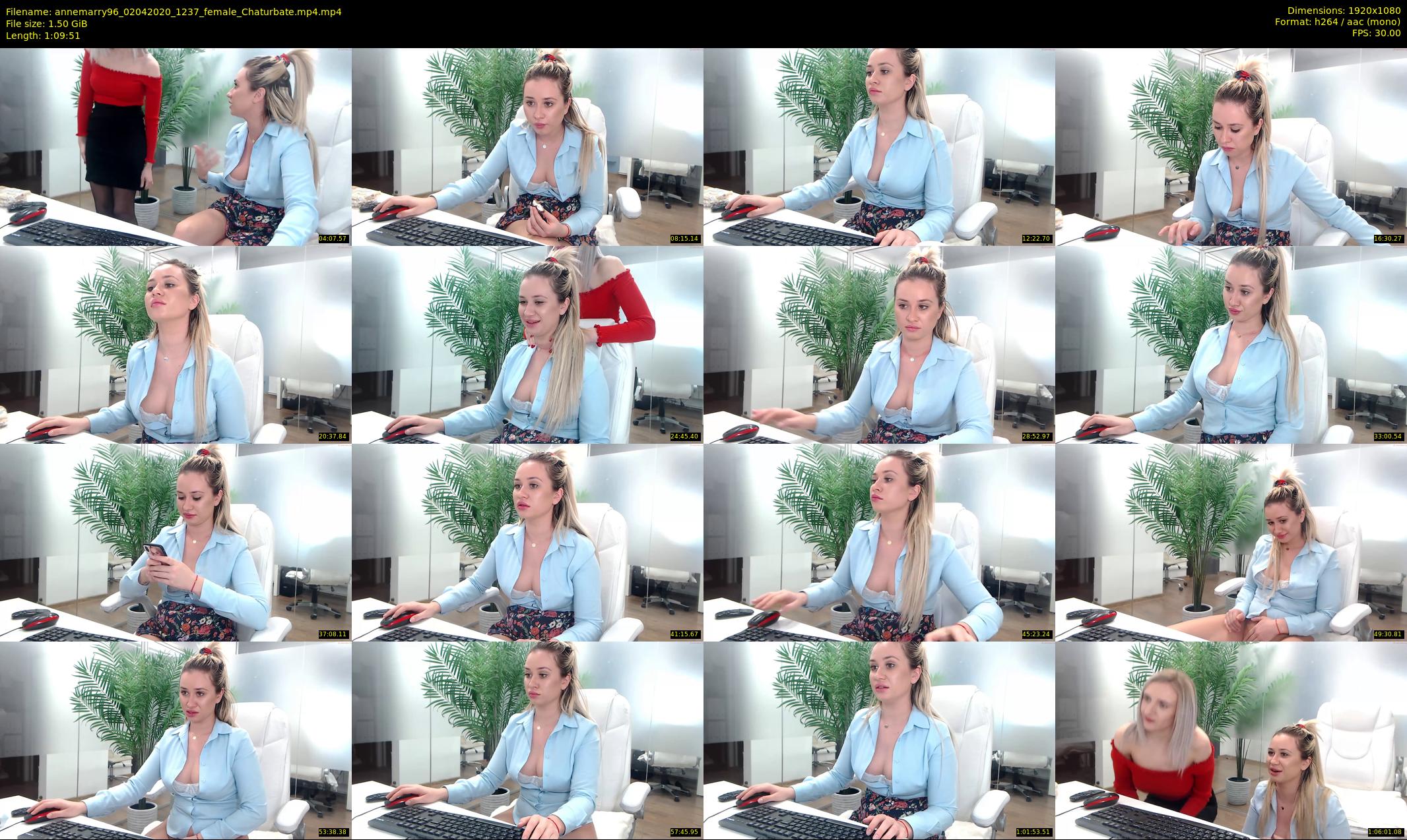 annemarry96 — 70 minute Chaturbate female cam show recording, 1080p, Apr 2, 2020