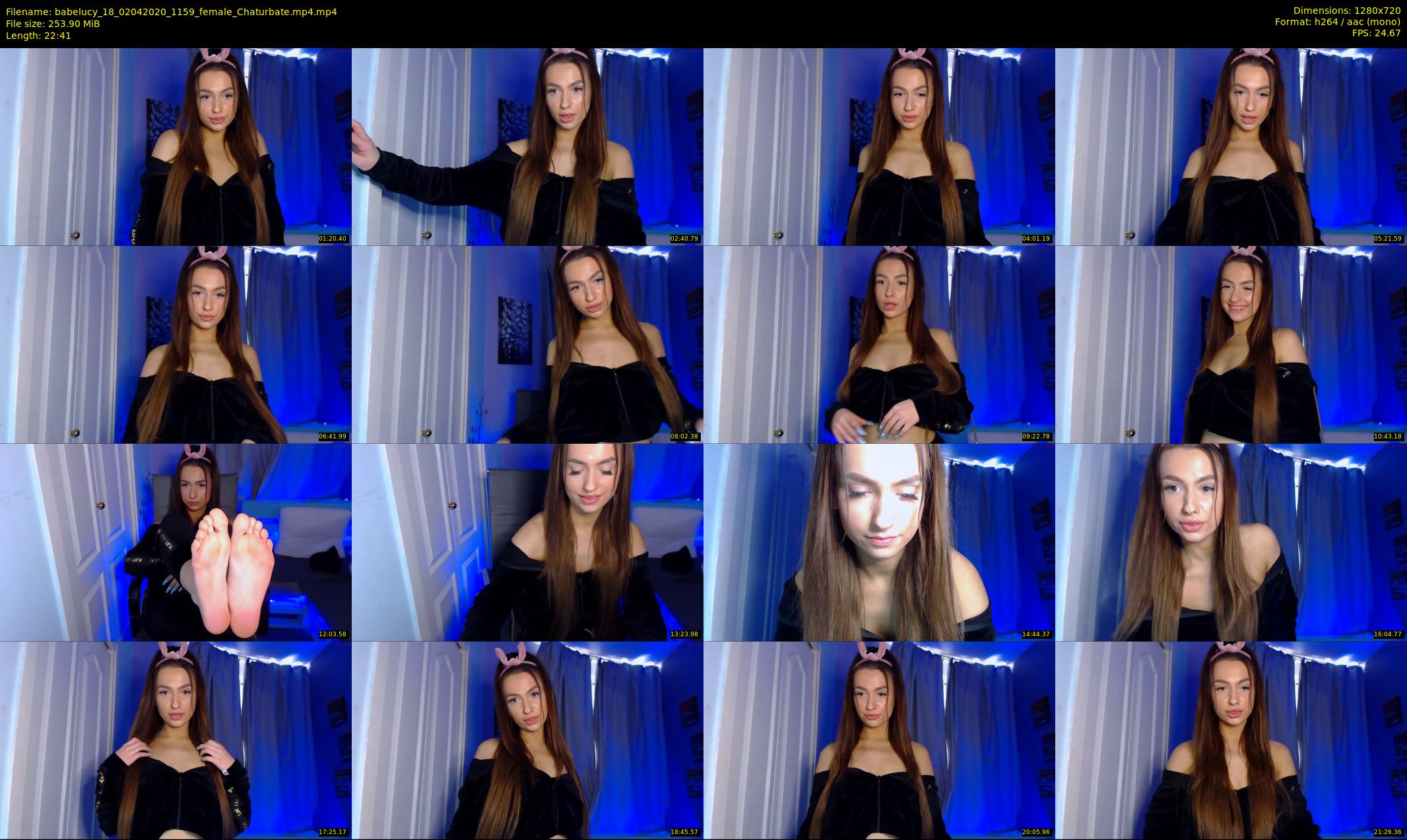 babelucy_18 — 23 minute Chaturbate female cam show recording, 720p, Apr 2, 2020