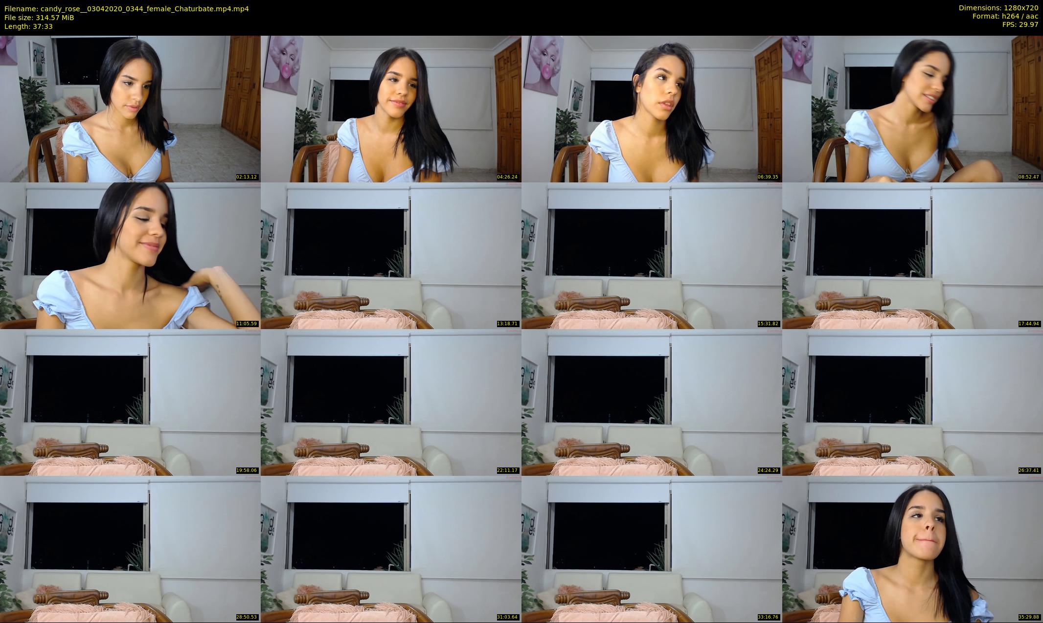 candy_rose_ — 38 minute Chaturbate female cam show recording, 720p, Apr 3, 2020