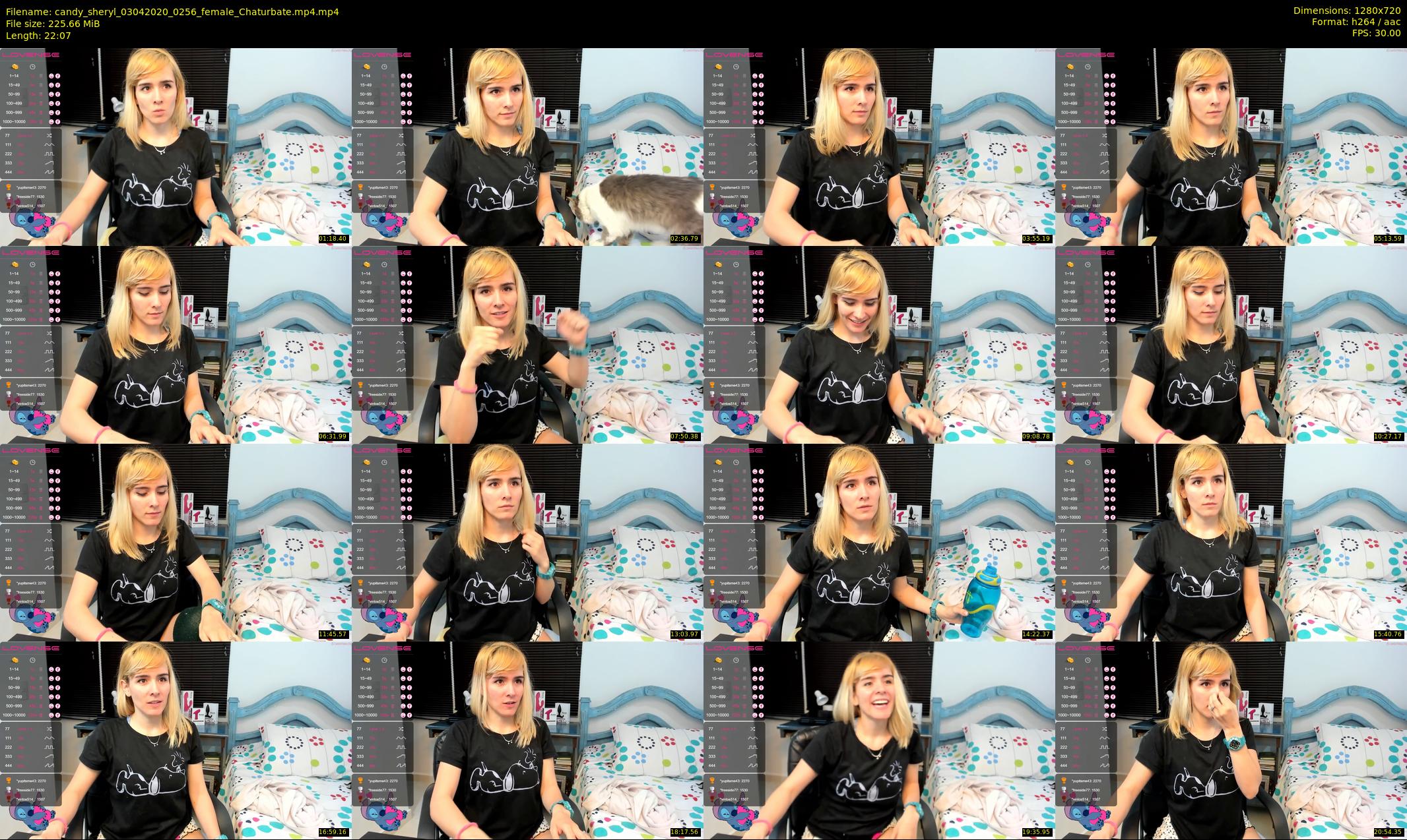 candy_sheryl — 23 minute Chaturbate female cam show recording, 720p, Apr 3, 2020