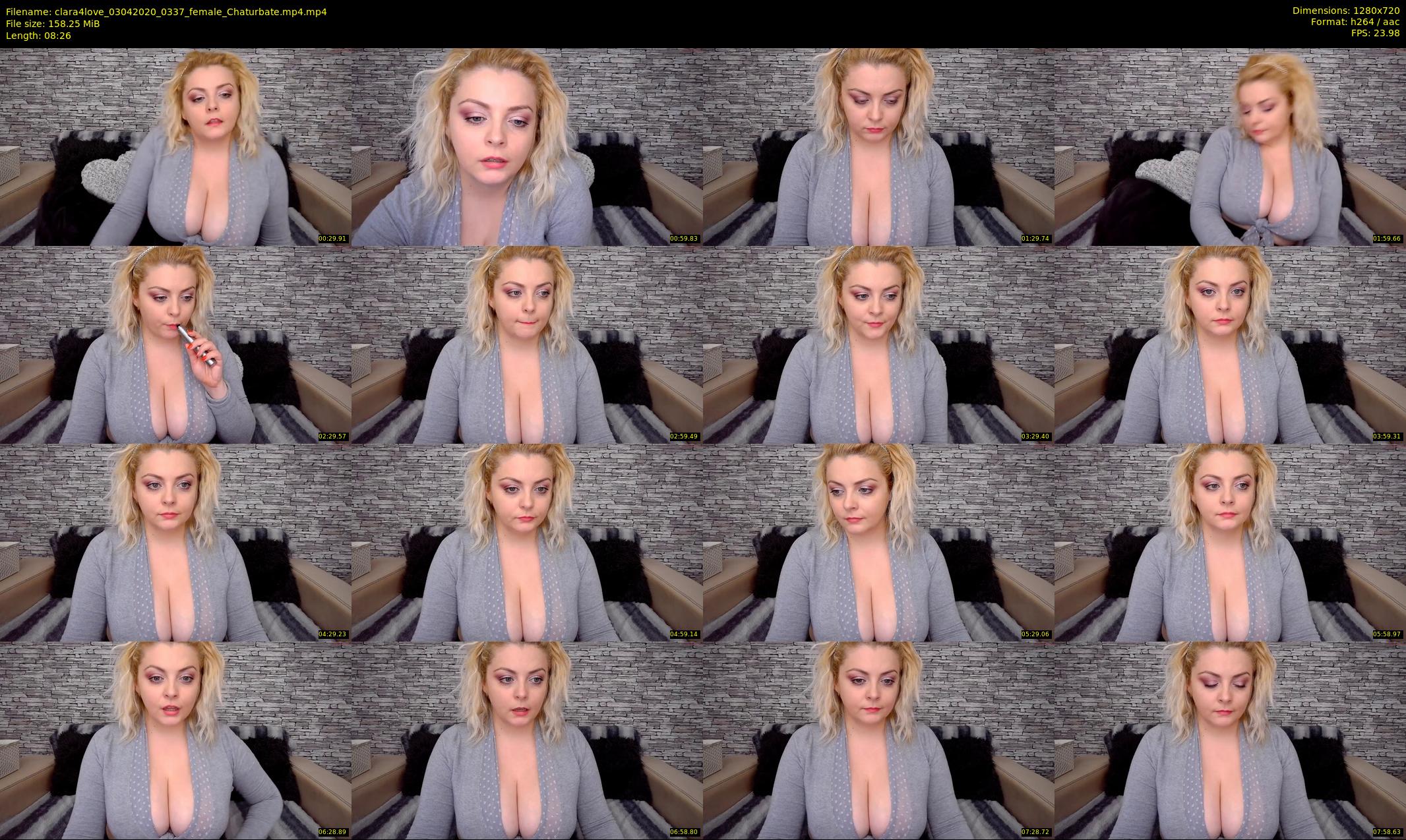 clara4love — 9 minute Chaturbate female cam show recording, 720p, Apr 3, 2020