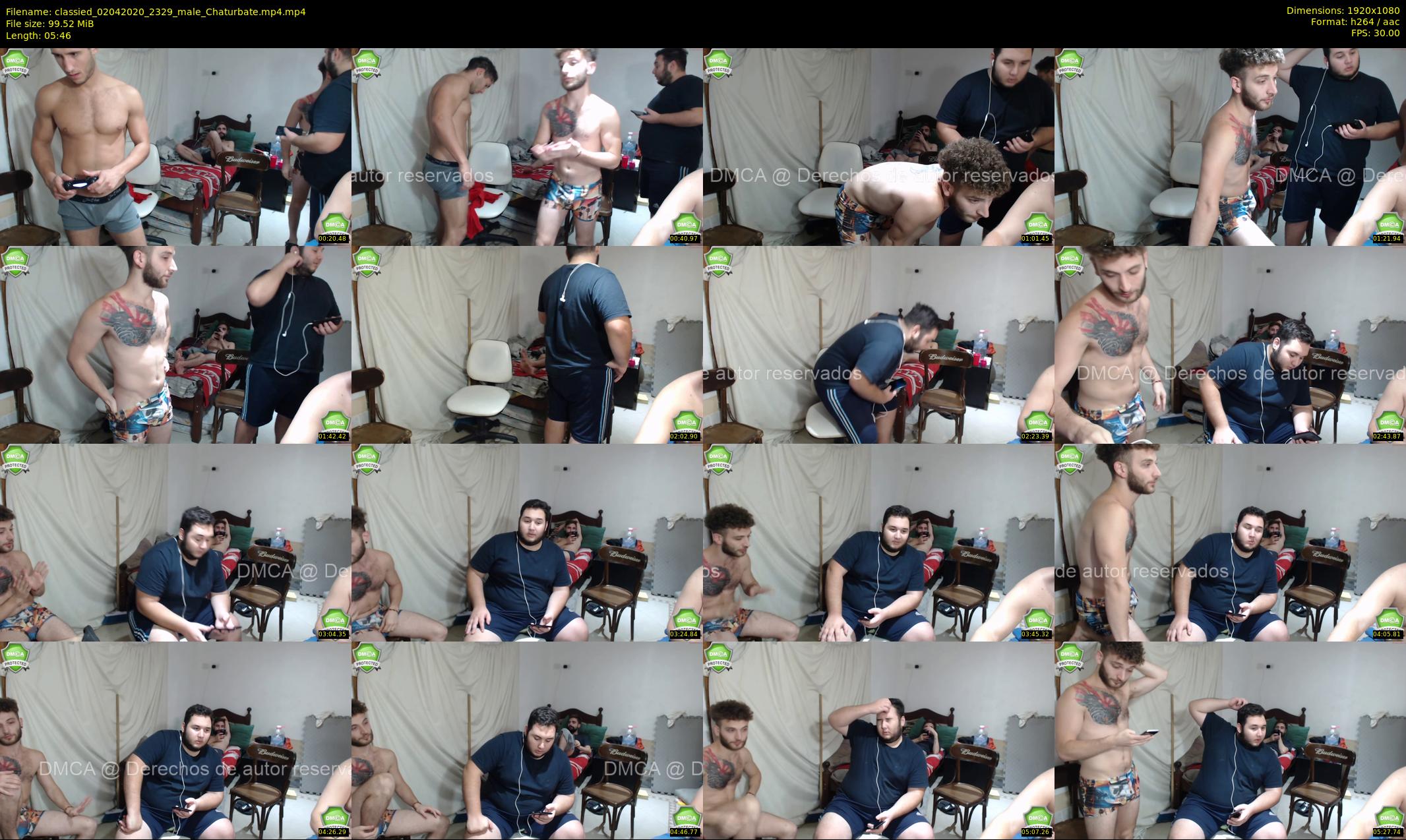classied — 6 minute Chaturbate male cam show recording, 1080p, Apr 2, 2020