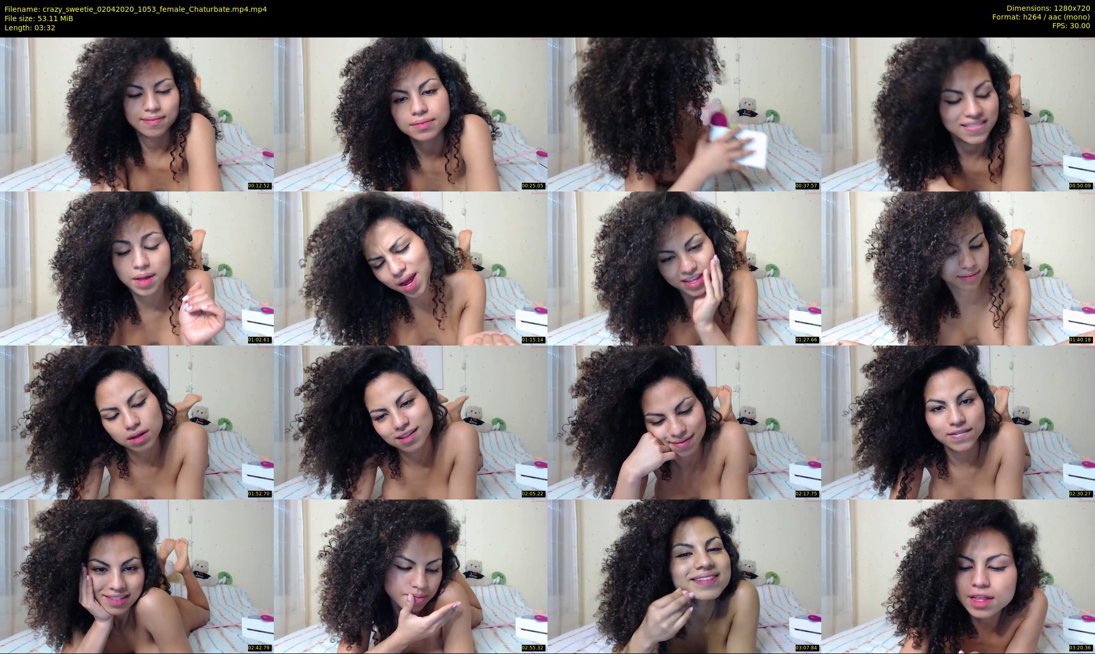 crazy_sweetie — 4 minute Chaturbate female cam show recording, 720p, Apr 2, 2020