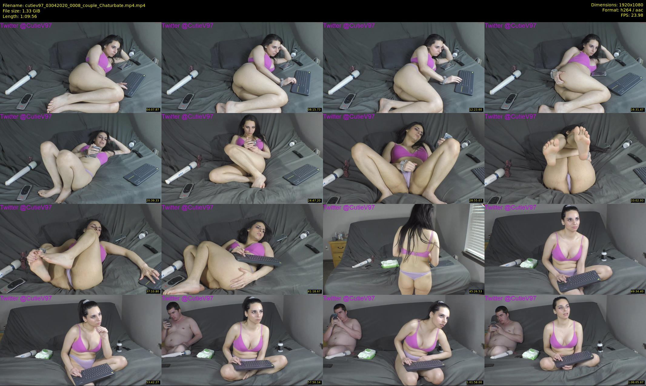 cutiev97 — 70 minute Chaturbate couple cam show recording, 1080p, Apr 3, 2020