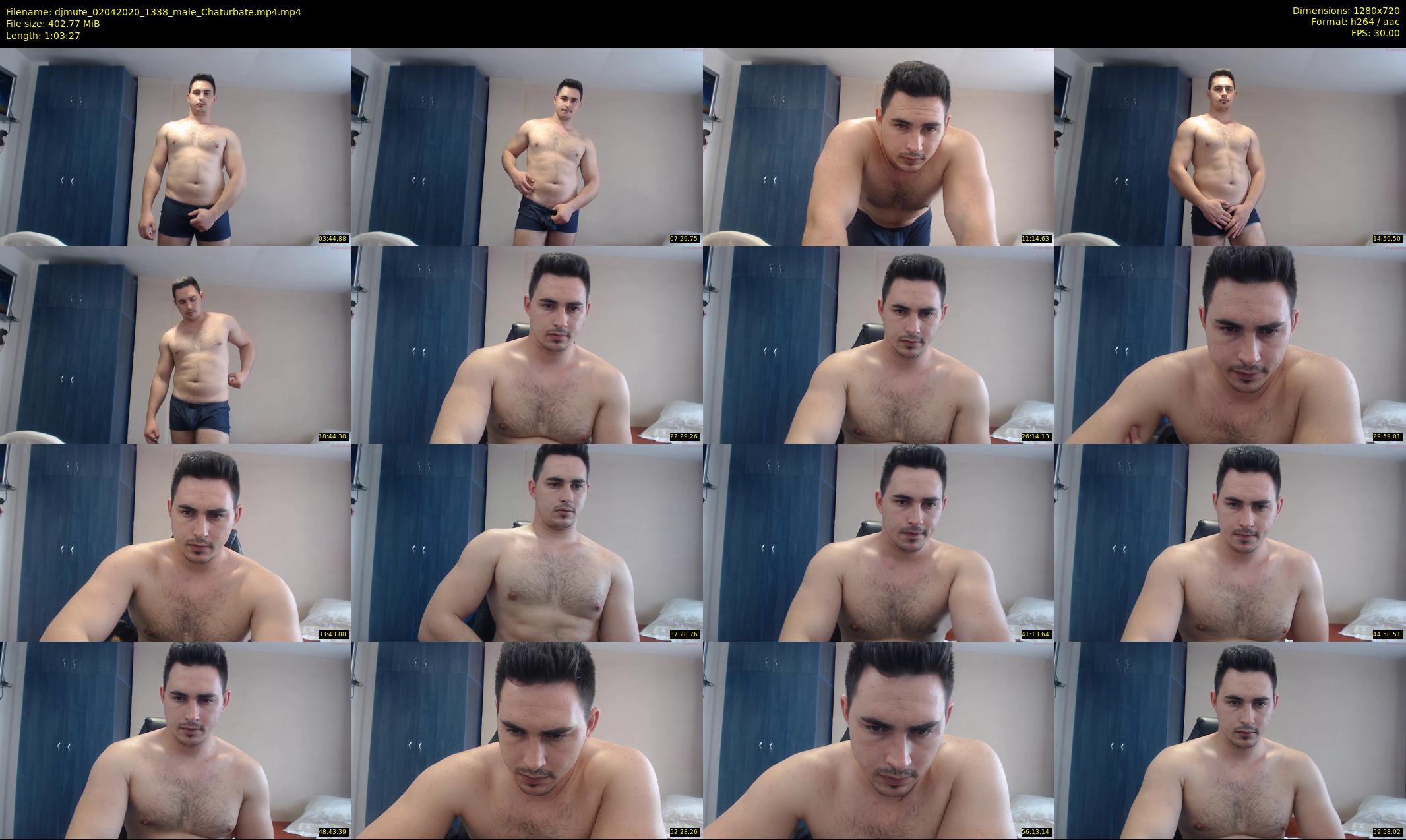 djmute — 64 minute Chaturbate male cam show recording, 720p, Apr 2, 2020