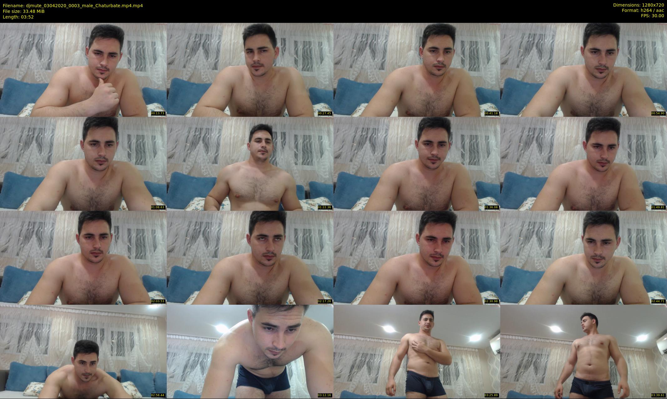 djmute — 4 minute Chaturbate male cam show recording, 720p, Apr 3, 2020