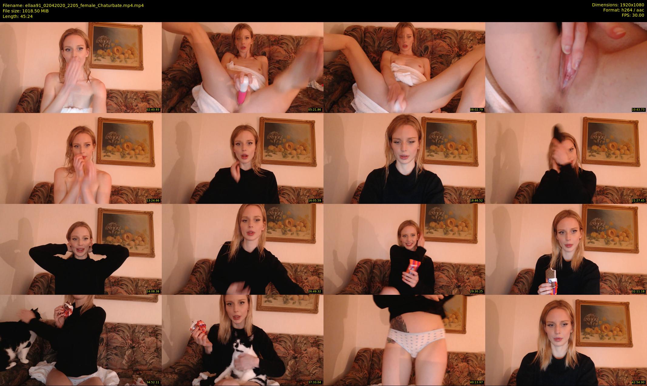 ellaa91 — 46 minute Chaturbate female cam show recording, 1080p, Apr 2, 2020