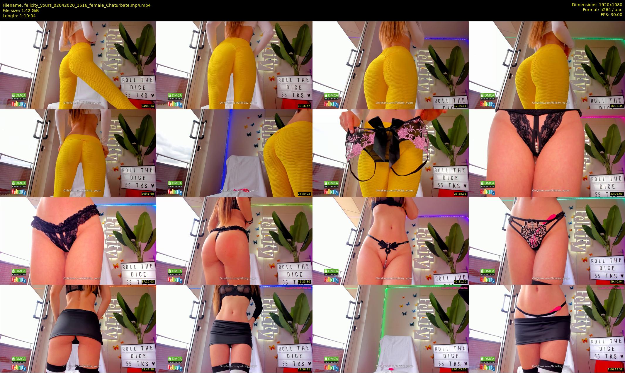 felicity_yours — 71 minute Chaturbate female cam show recording, 1080p, Apr 2, 2020