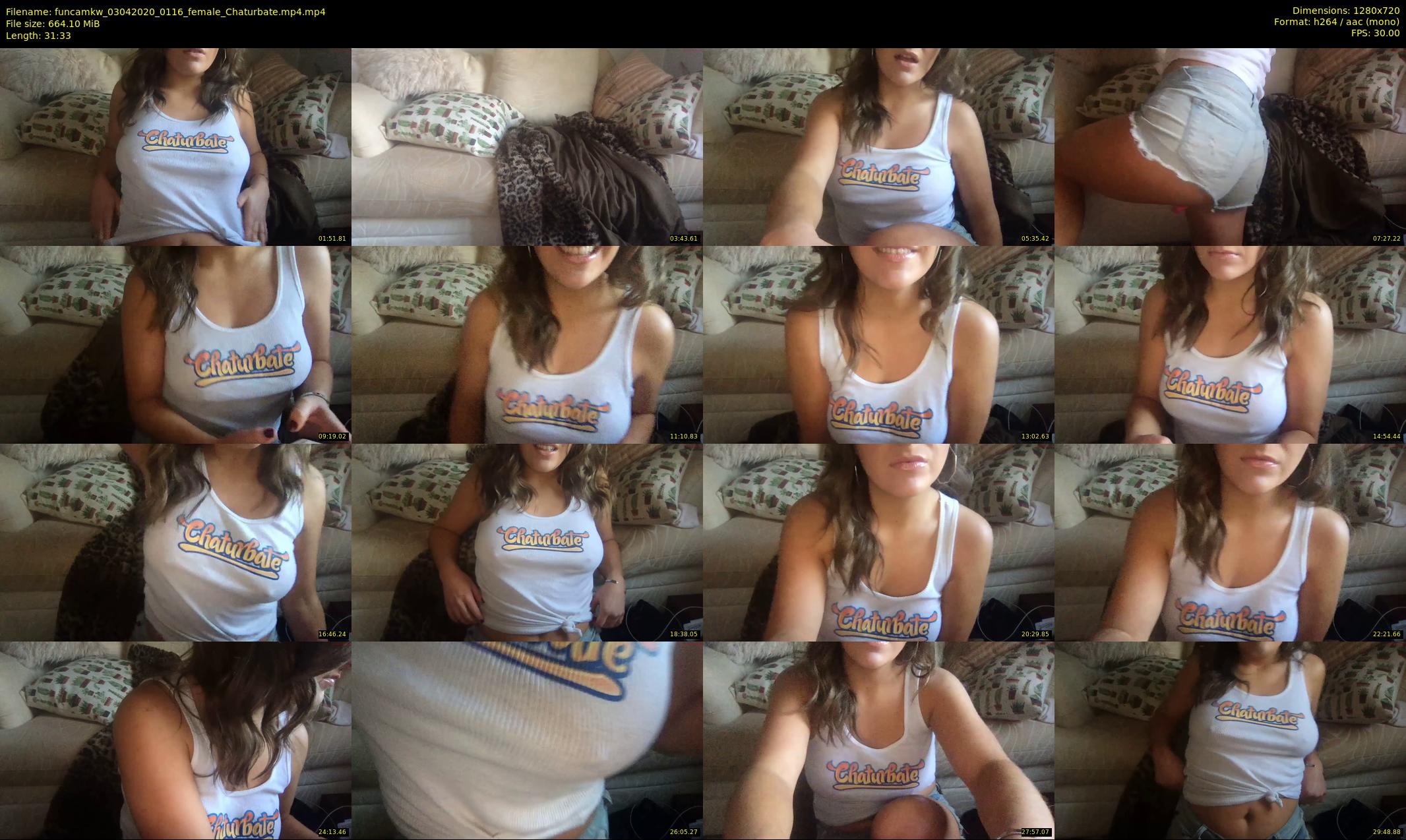 funcamkw — 32 minute Chaturbate female cam show recording, 720p, Apr 3, 2020