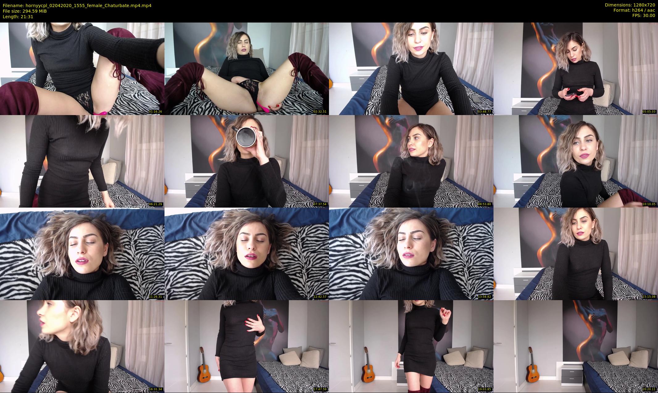 hornyycpl — 22 minute Chaturbate couple cam show recording, 720p, Apr 2, 2020